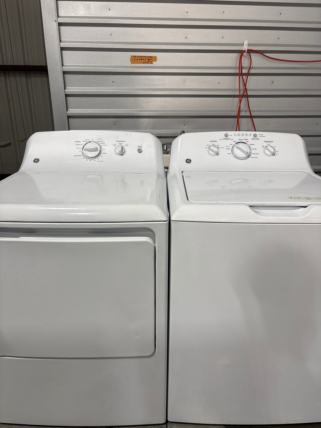 GE Top Load Washer & Electric Dryer Set - Refurbished | Austin TX
