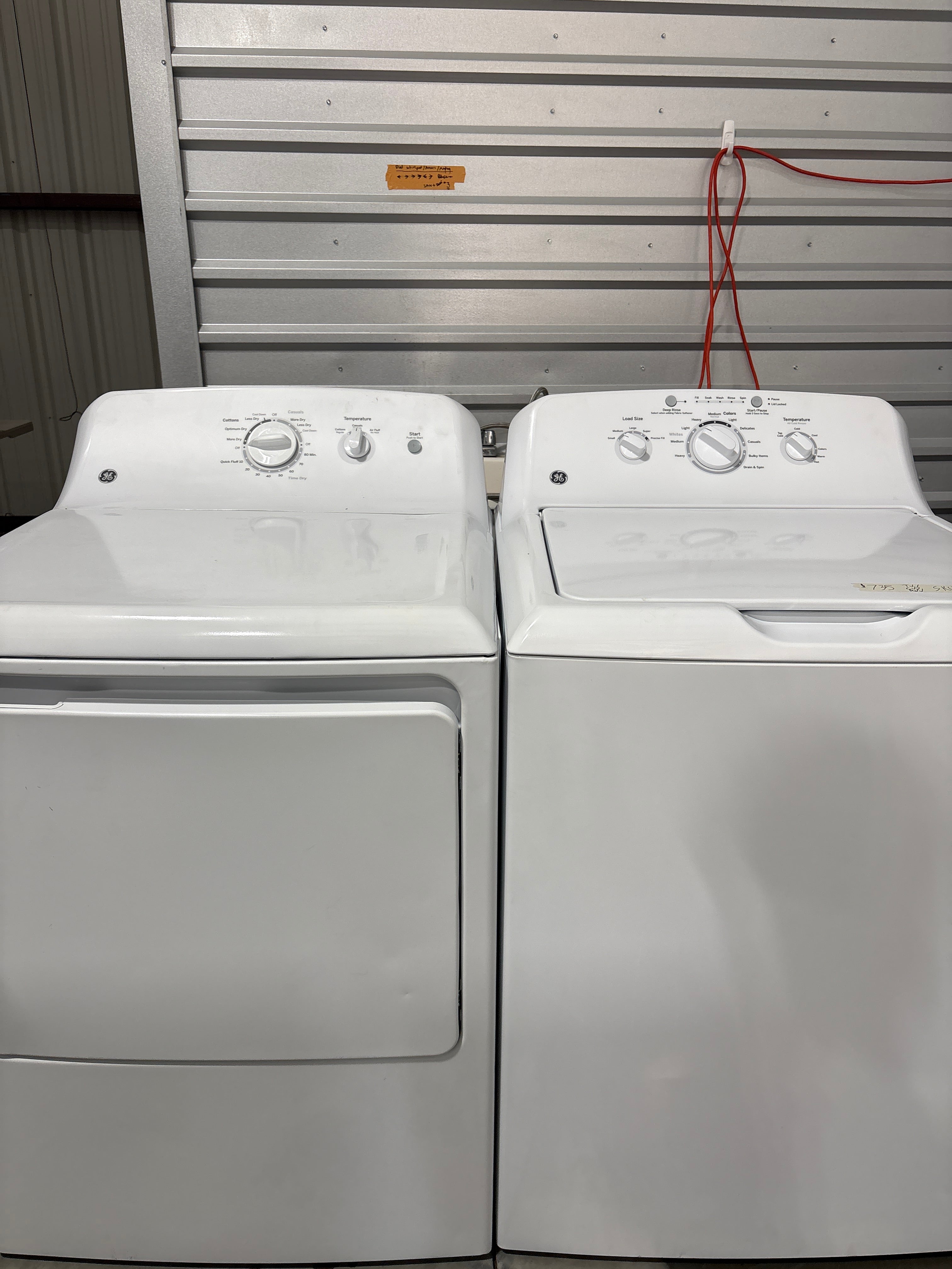 GE Top Load Washer & Electric Dryer Set - Refurbished | Austin TX