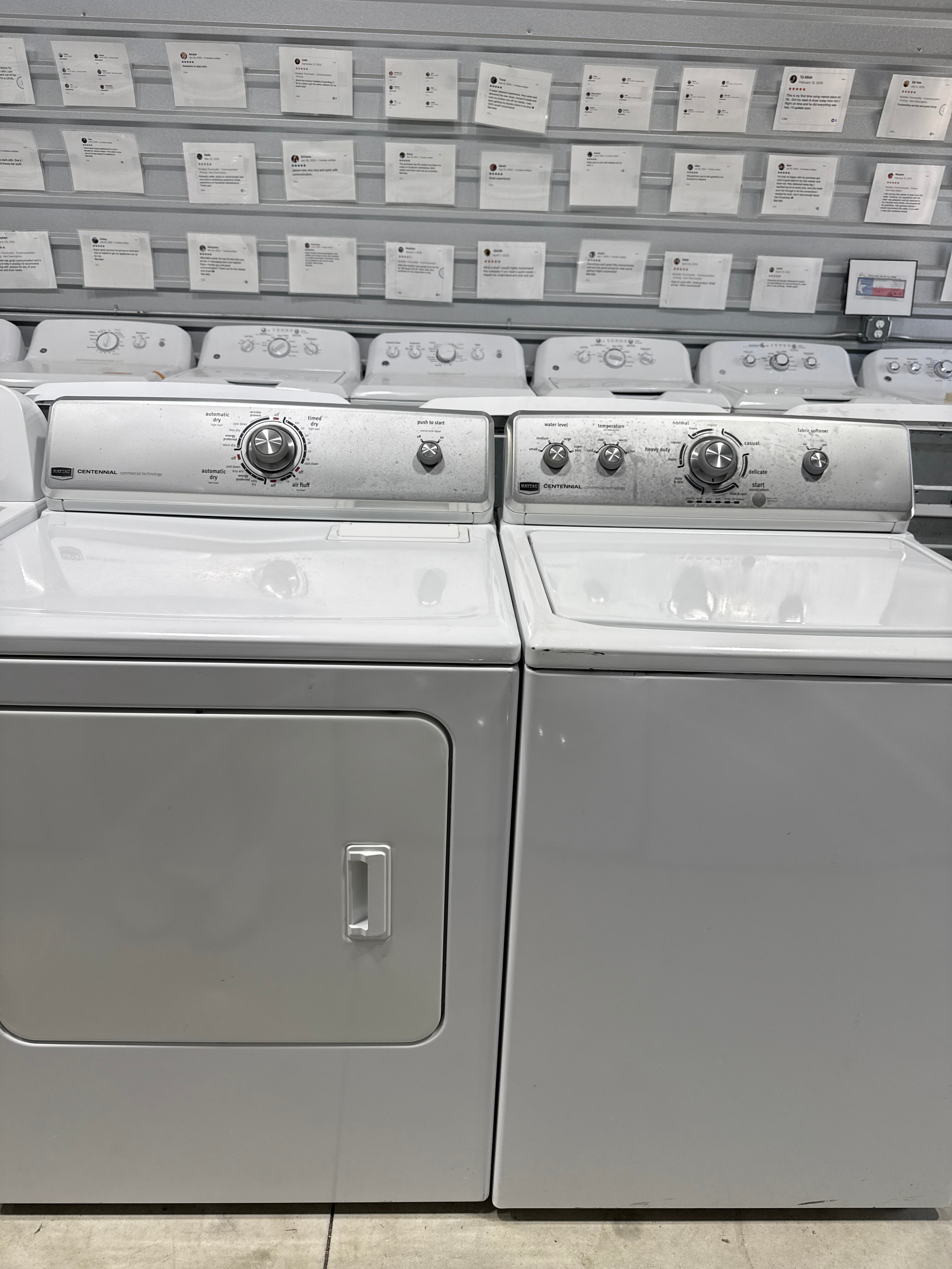 Maytag Centennial Commercial Top Load Washer & Electric Dryer Set - Refurbished | Austin TX