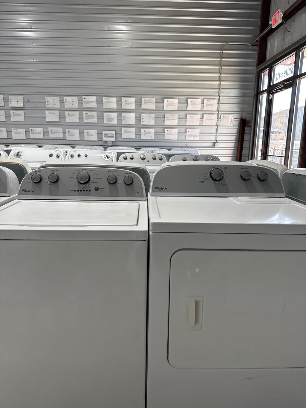 Whirlpool Top Load Washer & Electric Dryer Set - Refurbished | Austin TX