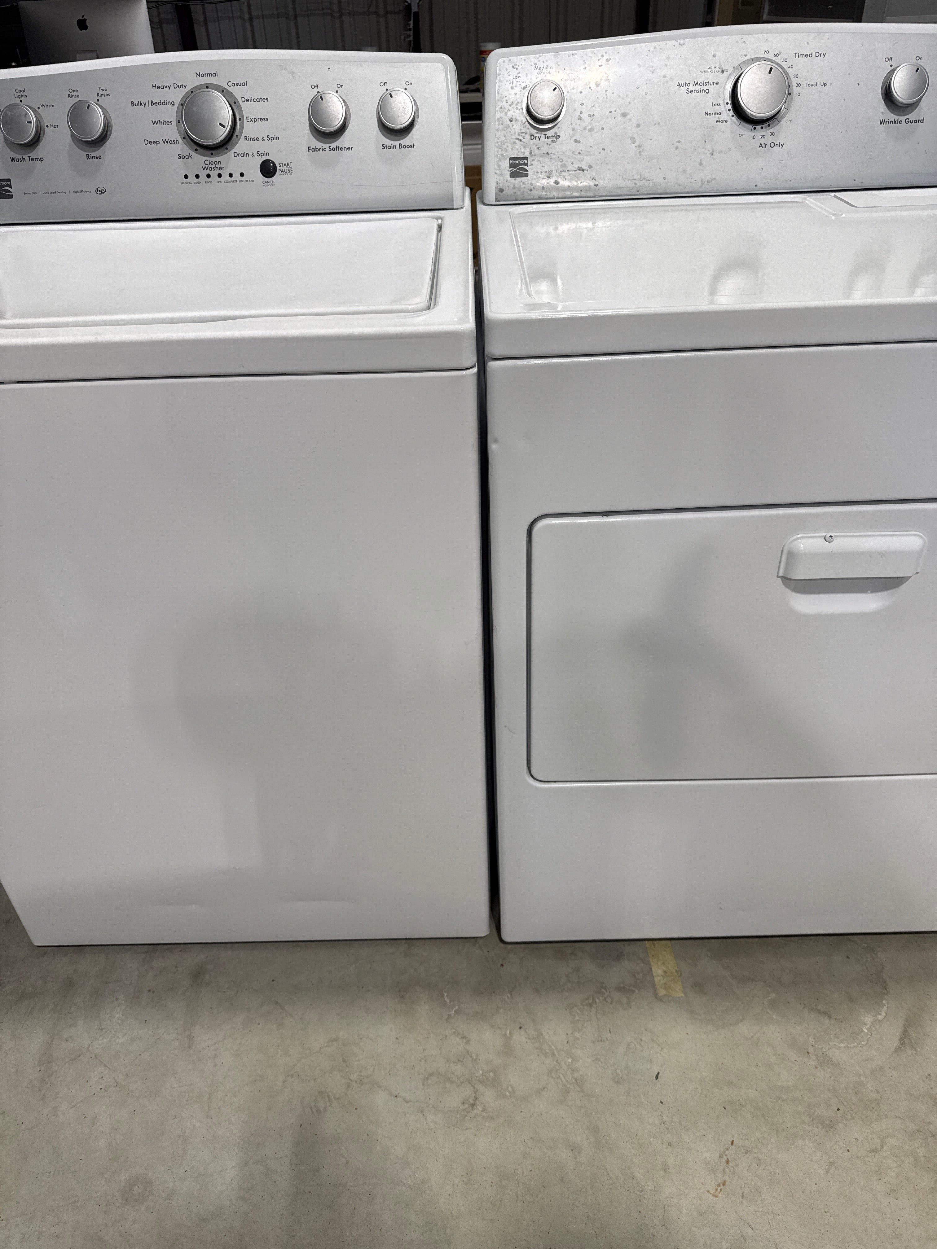 Kenmore Top Load Washer & Electric Dryer Set - Refurbished | Austin TX