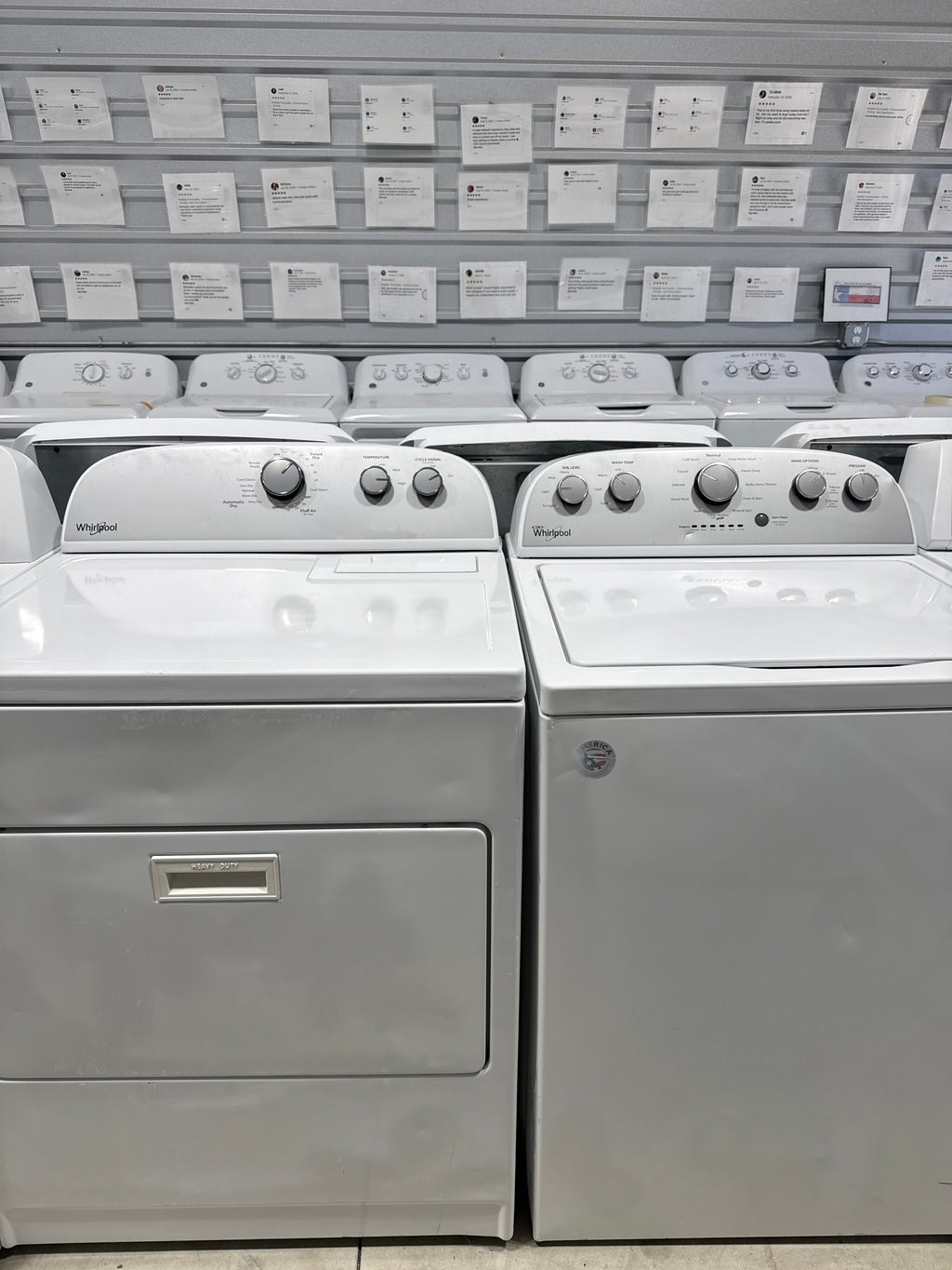 Whirlpool Top Load Washer & Electric Dryer Set - Refurbished | Austin TX