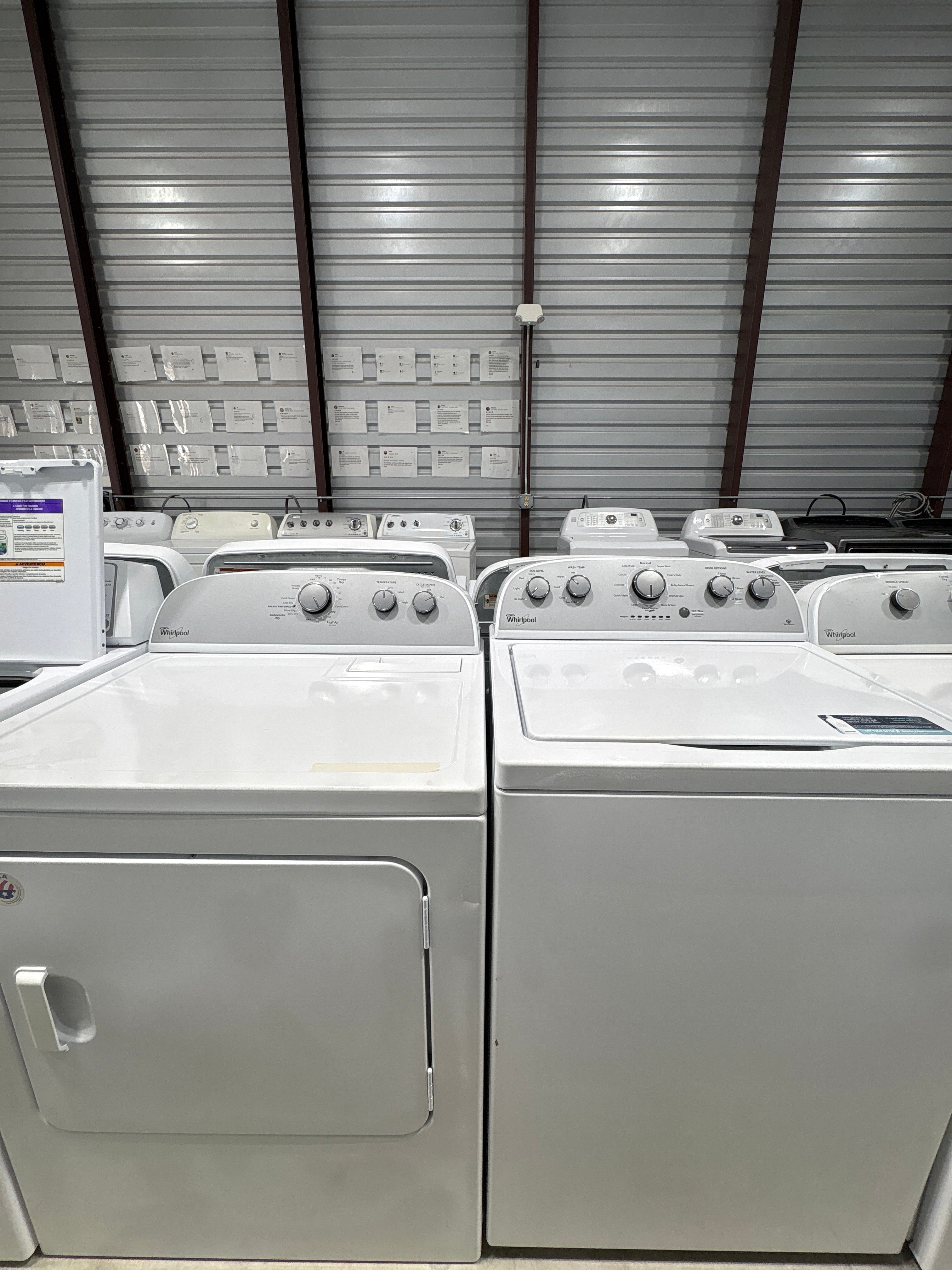 Whirlpool Top Load Washer & Electric Dryer Set - Refurbished | Austin TX