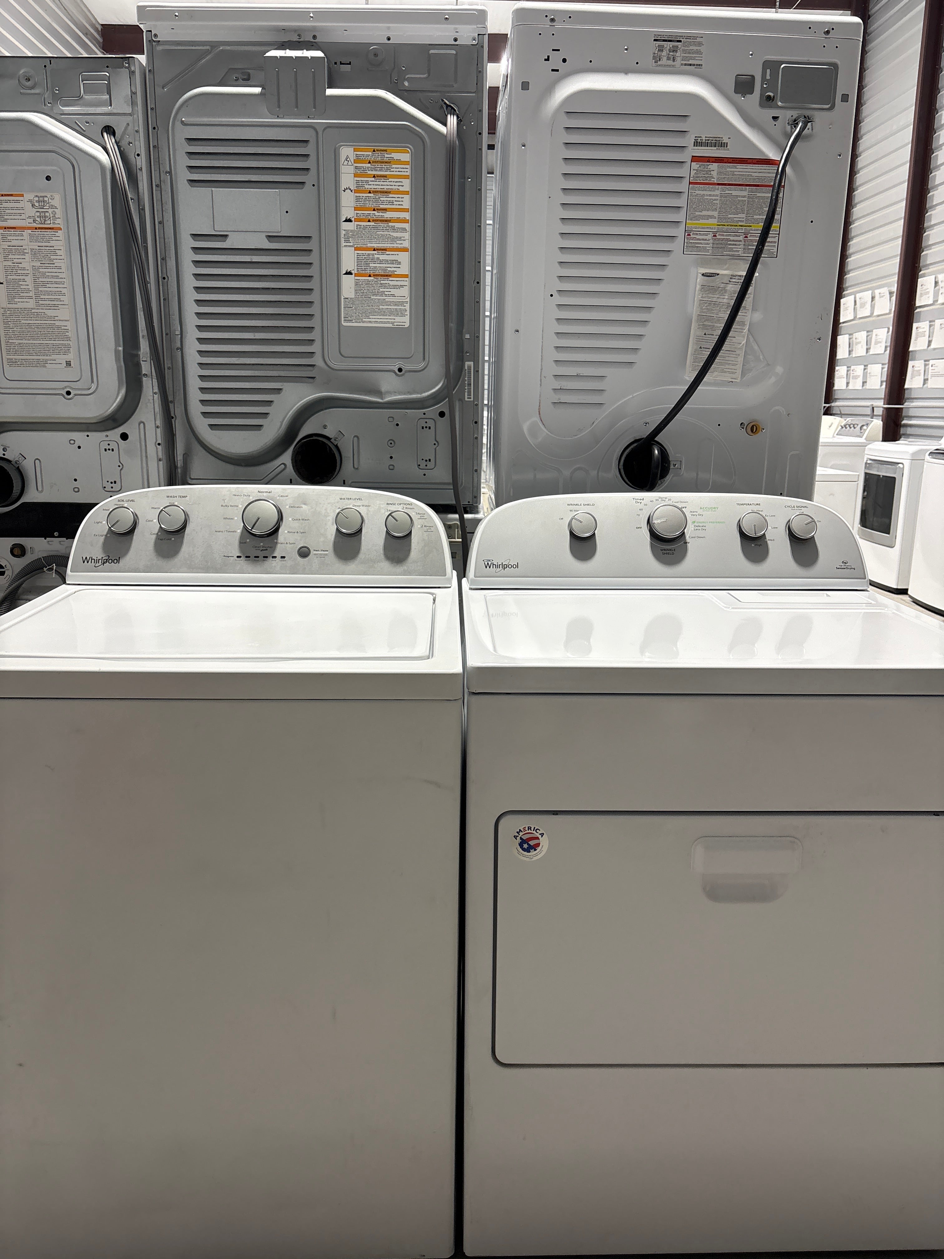 Whirlpool Top Load Washer & Electric Dryer Set - Refurbished | Austin TX