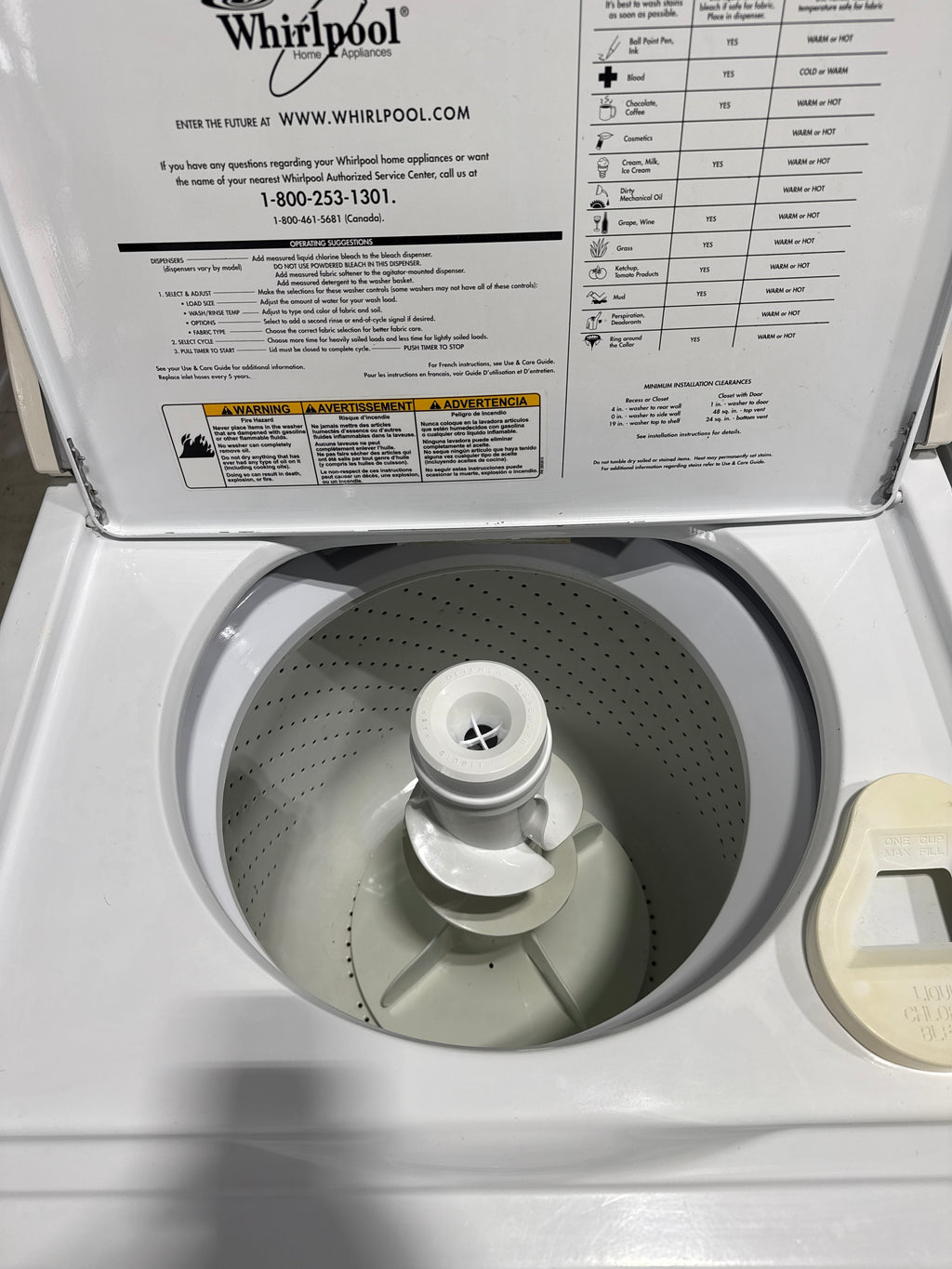 Whirlpool Imperial (Old School - Mechanical Knob)Top Load Washer & Gas Dryer Set - Refurbished | Austin TX