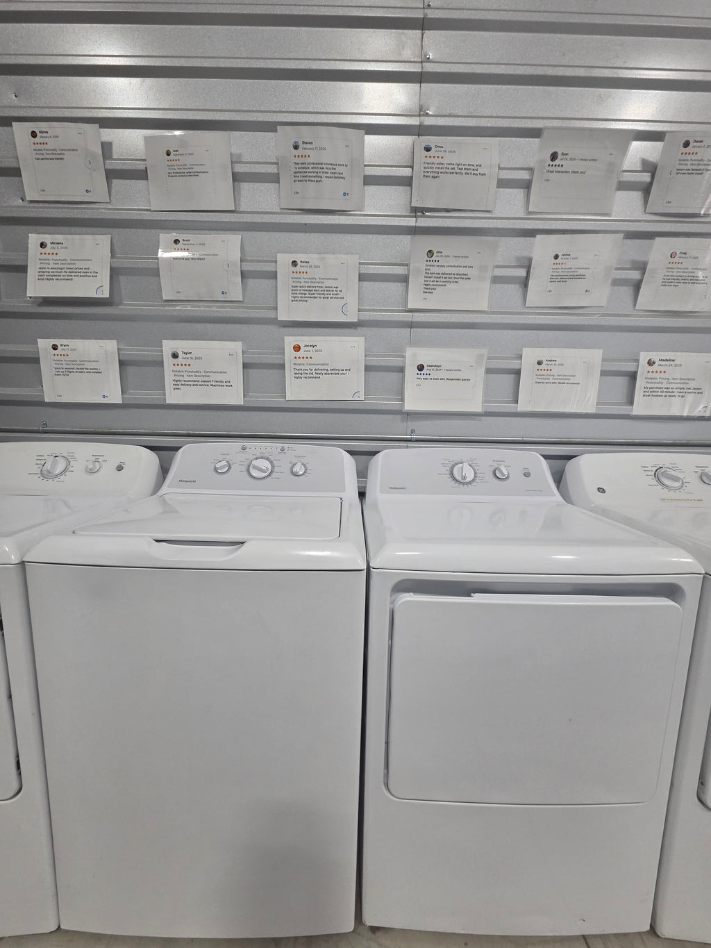 GE Top Load Washer & Electric Dryer Set - Refurbished | Austin TX