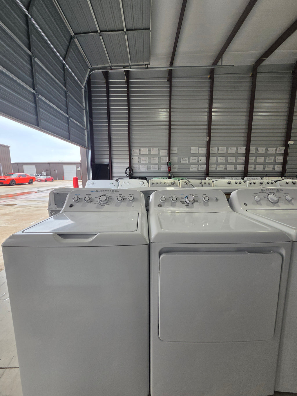 GE Top Load Washer & Electric Dryer Set - Refurbished | Austin TX