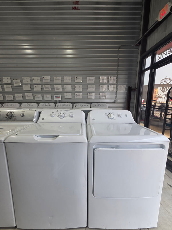 GE Top Load Washer & Electric Dryer Set - Refurbished | Austin TX