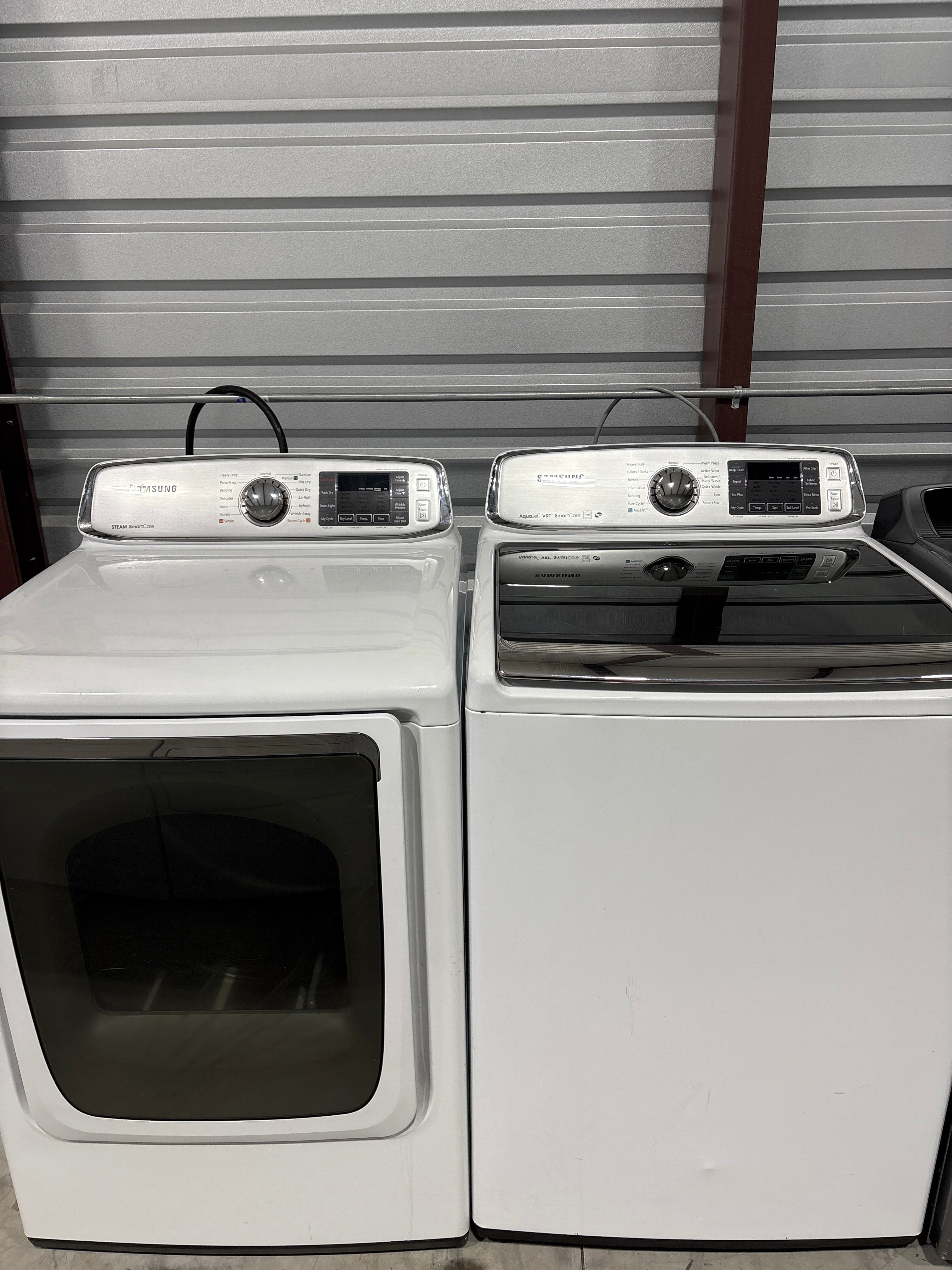 Samsung Top Load Washer & Electric Dryer Set - Refurbished | Austin TX