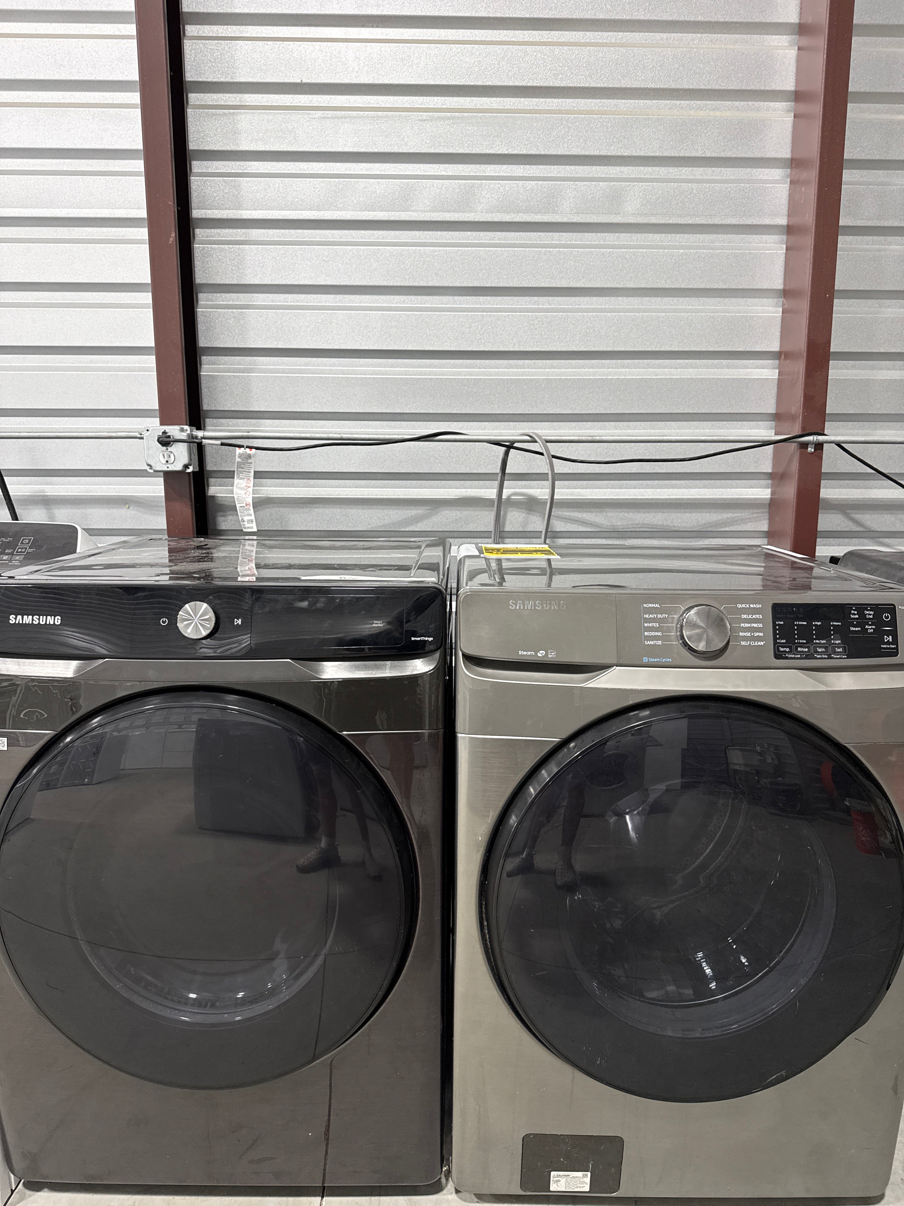 Samsung Front Load Steam HE Washer & Gas Dryer Set - Refurbished | Austin TX