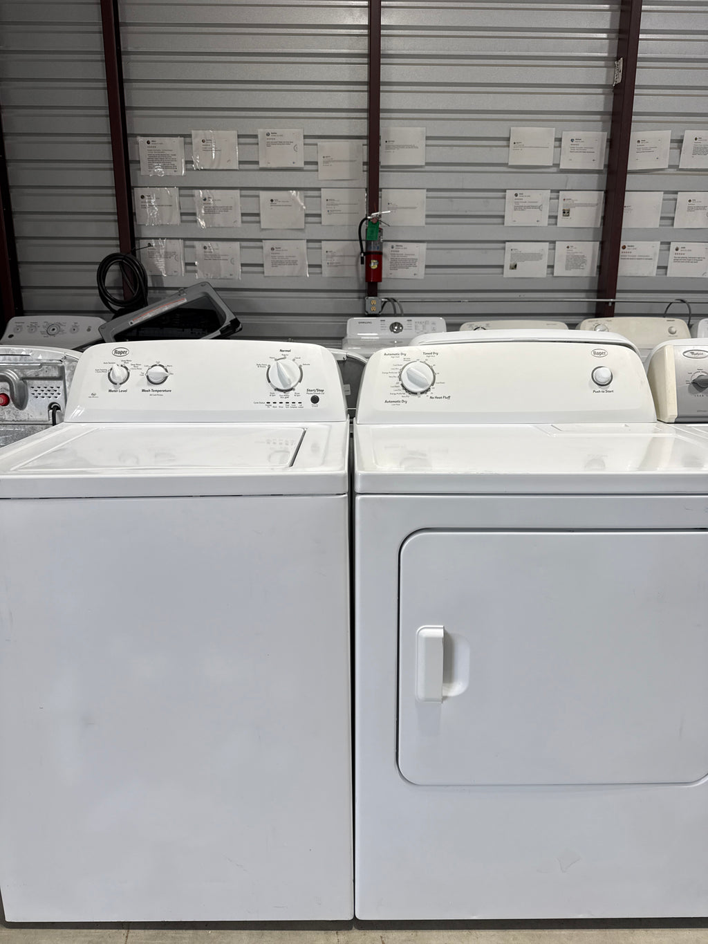 Whirlpool Roper Top Load Washer & Electric Dryer Set - Refurbished | Austin TX