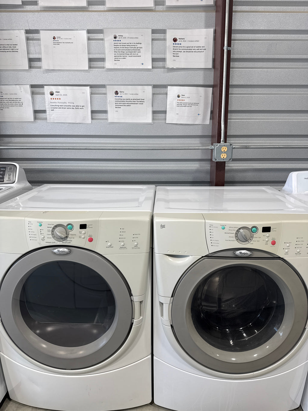 Whirlpool Front Load Washer & Electric Dryer Set - Refurbished | Austin TX