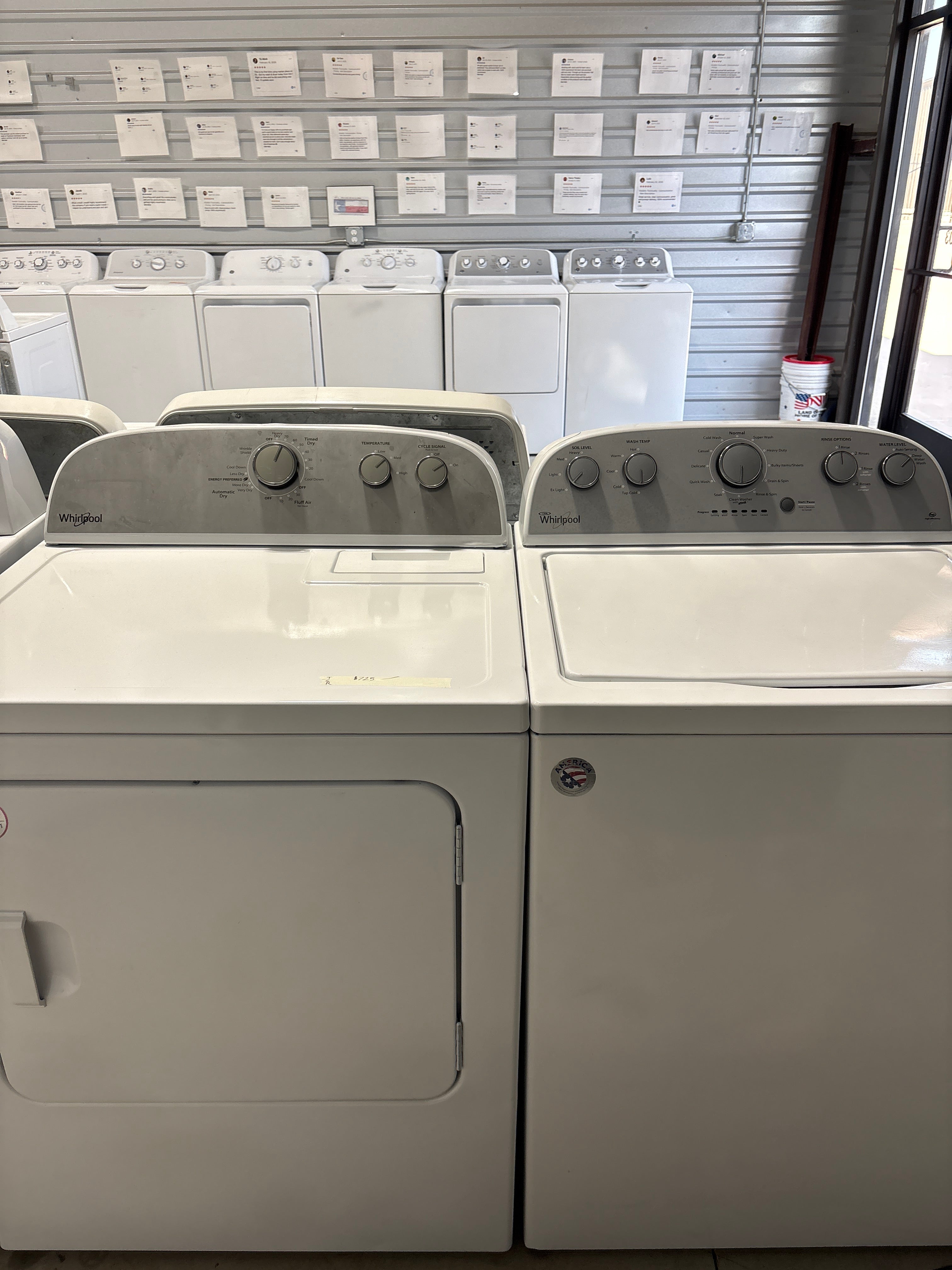 Whirlpool Top Load Washer & Electric Dryer Set - Refurbished | Austin TX