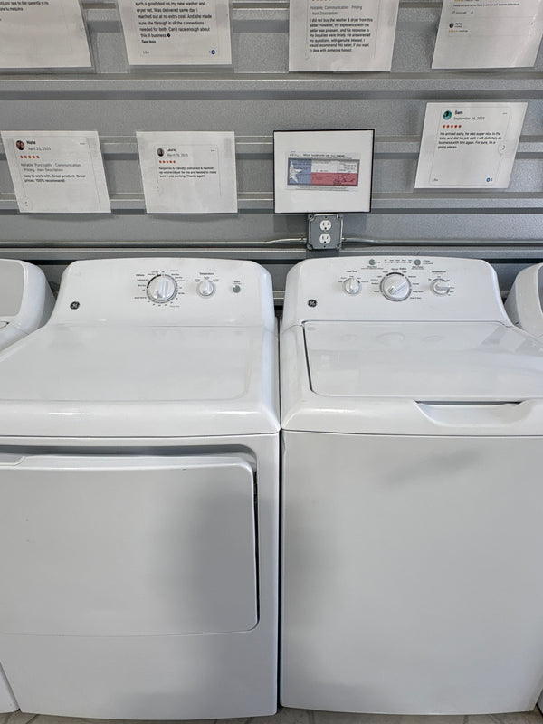 GE Top Load Washer & Electric Dryer Set - Refurbished | Austin TX