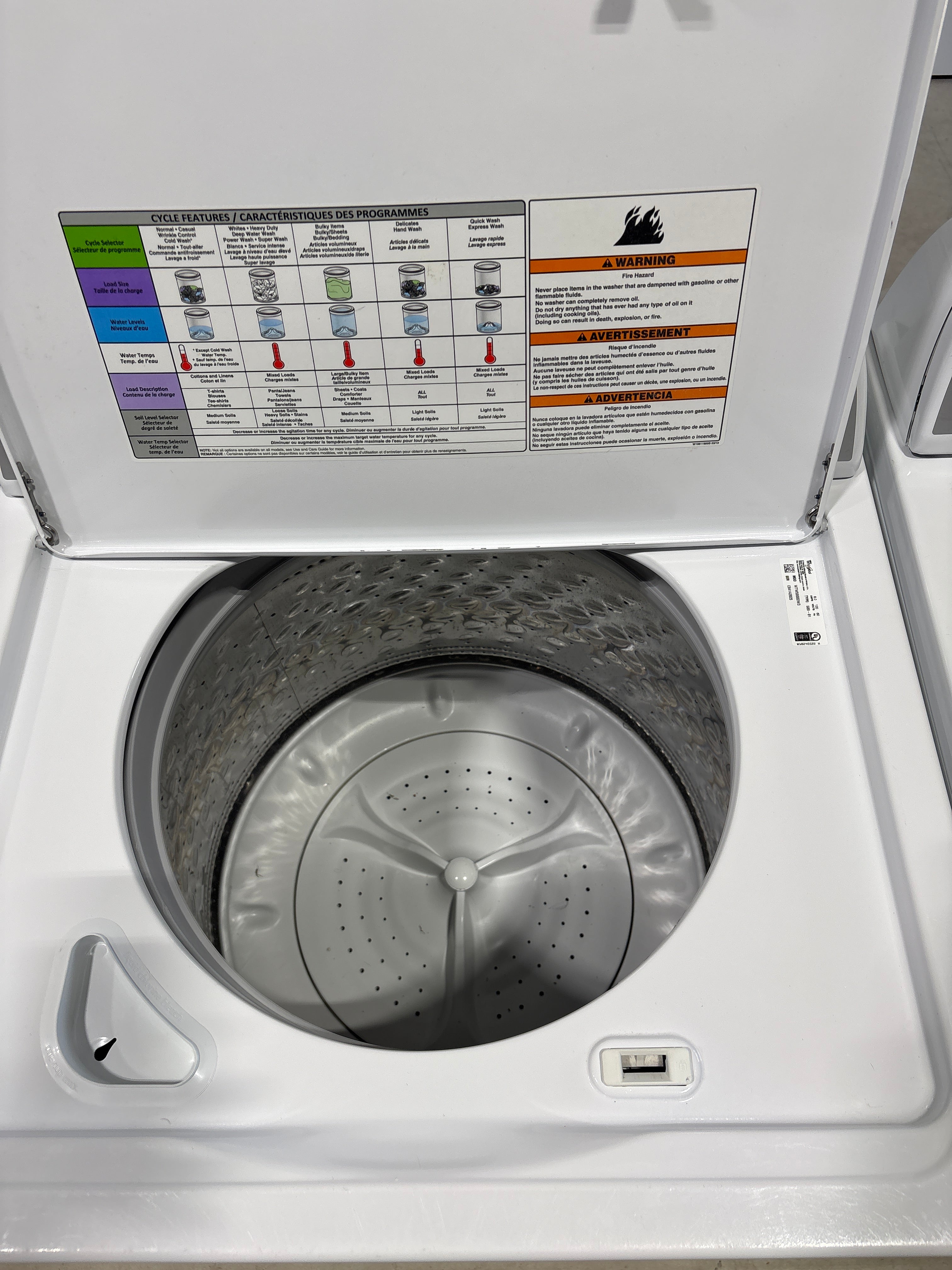 Whirlpool Top Load Washer & Electric Dryer Set - Refurbished | Austin TX