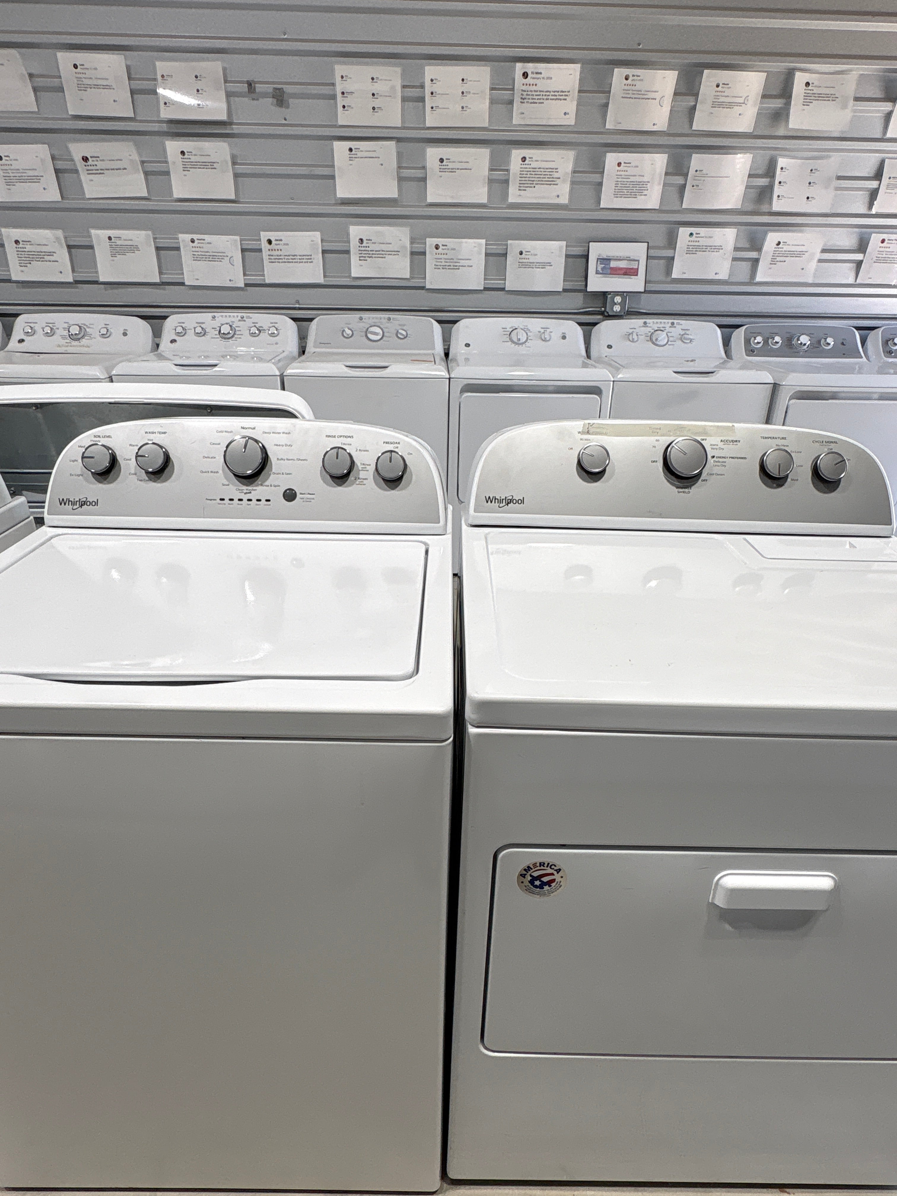Whirlpool Top Load Washer & Electric Dryer Set - Refurbished | Austin TX