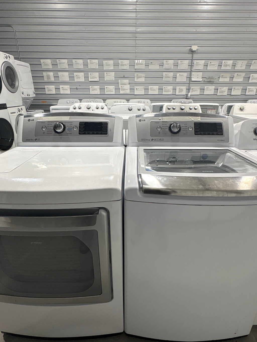 LG Top Load Washer & Electric Dryer Set - Refurbished | Austin TX