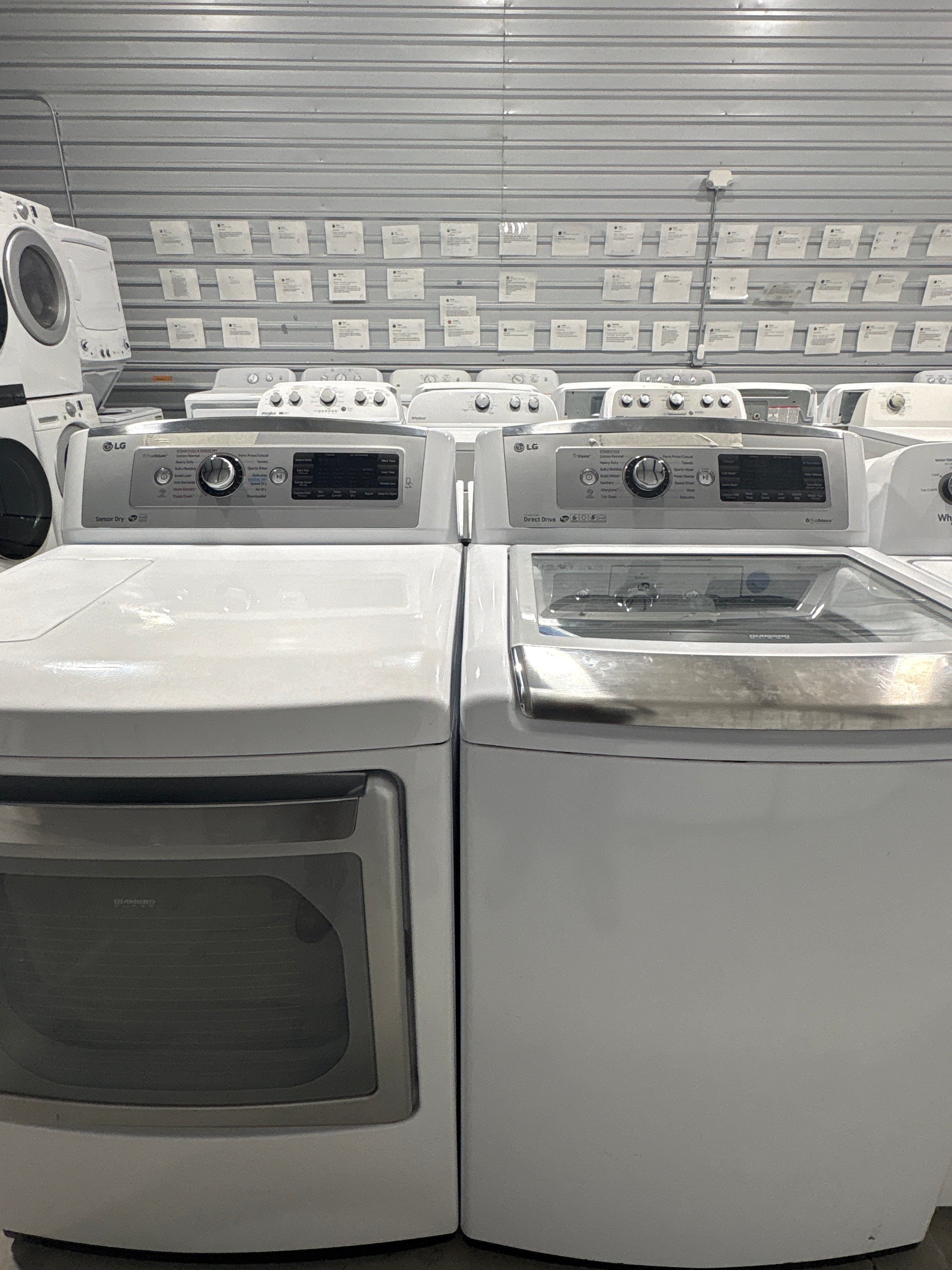 LG Top Load Washer & Electric Dryer Set - Refurbished | Austin TX