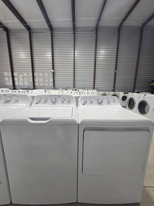 GE Top Load Washer & Electric Dryer Set - Refurbished | Austin TX