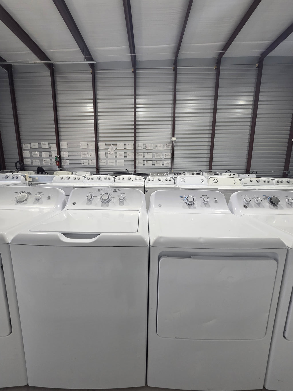 GE Top Load Washer & Electric Dryer Set - Refurbished | Austin TX