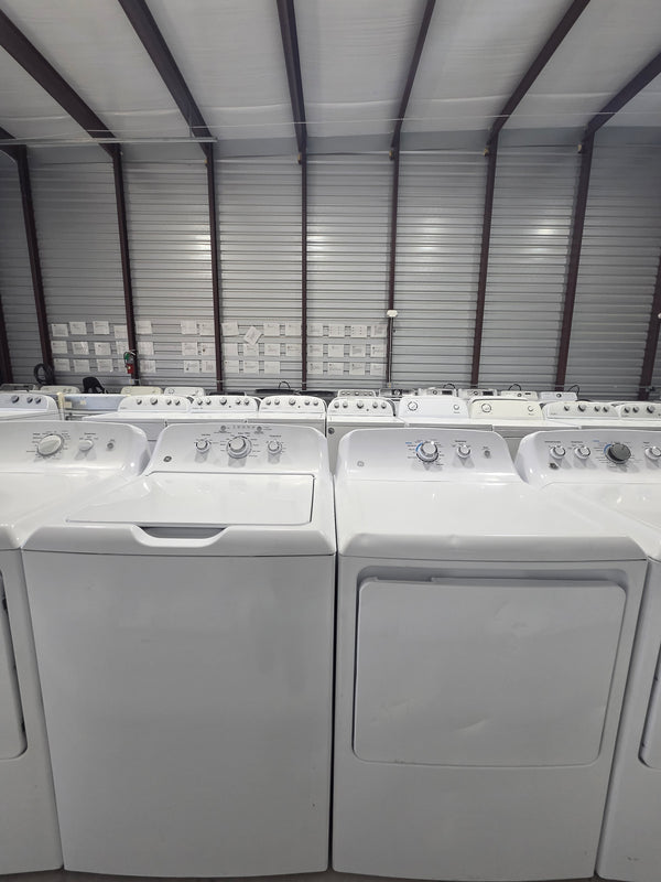GE Top Load Washer & Electric Dryer Set - Refurbished | Austin TX
