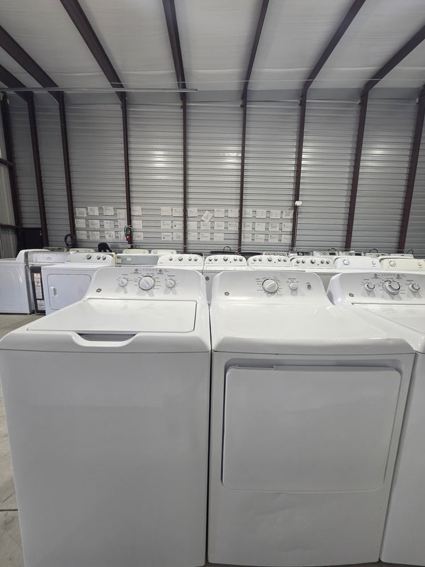 GE Top Load Washer & Electric Dryer Set - Refurbished | Austin TX