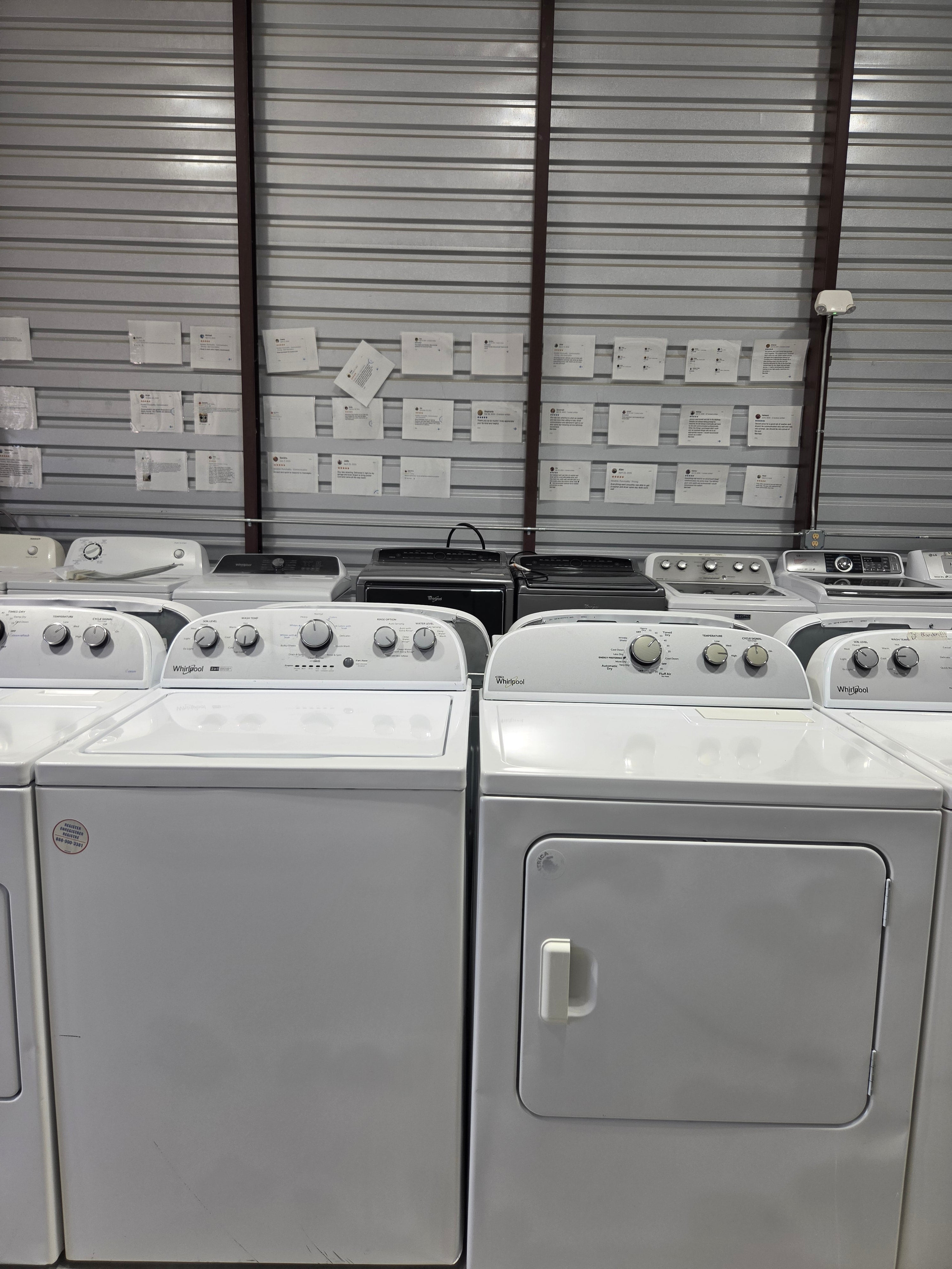 Whirlpool Top Load Washer & Electric Dryer Set - Refurbished | Austin TX