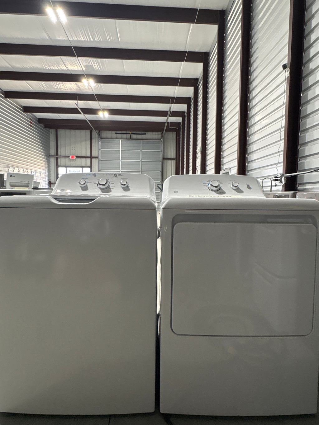 GE Top Load Washer & Electric Dryer Set - Refurbished | Austin TX