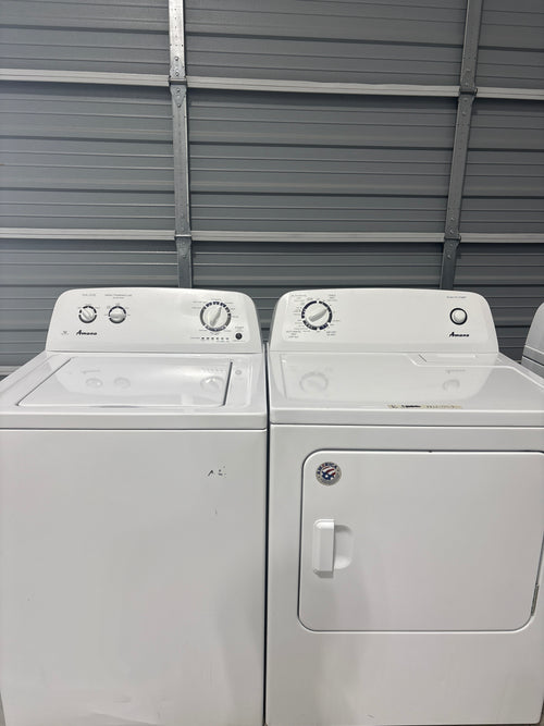 Amana Top Load Washer & Electric Dryer Set - Refurbished | Austin TX