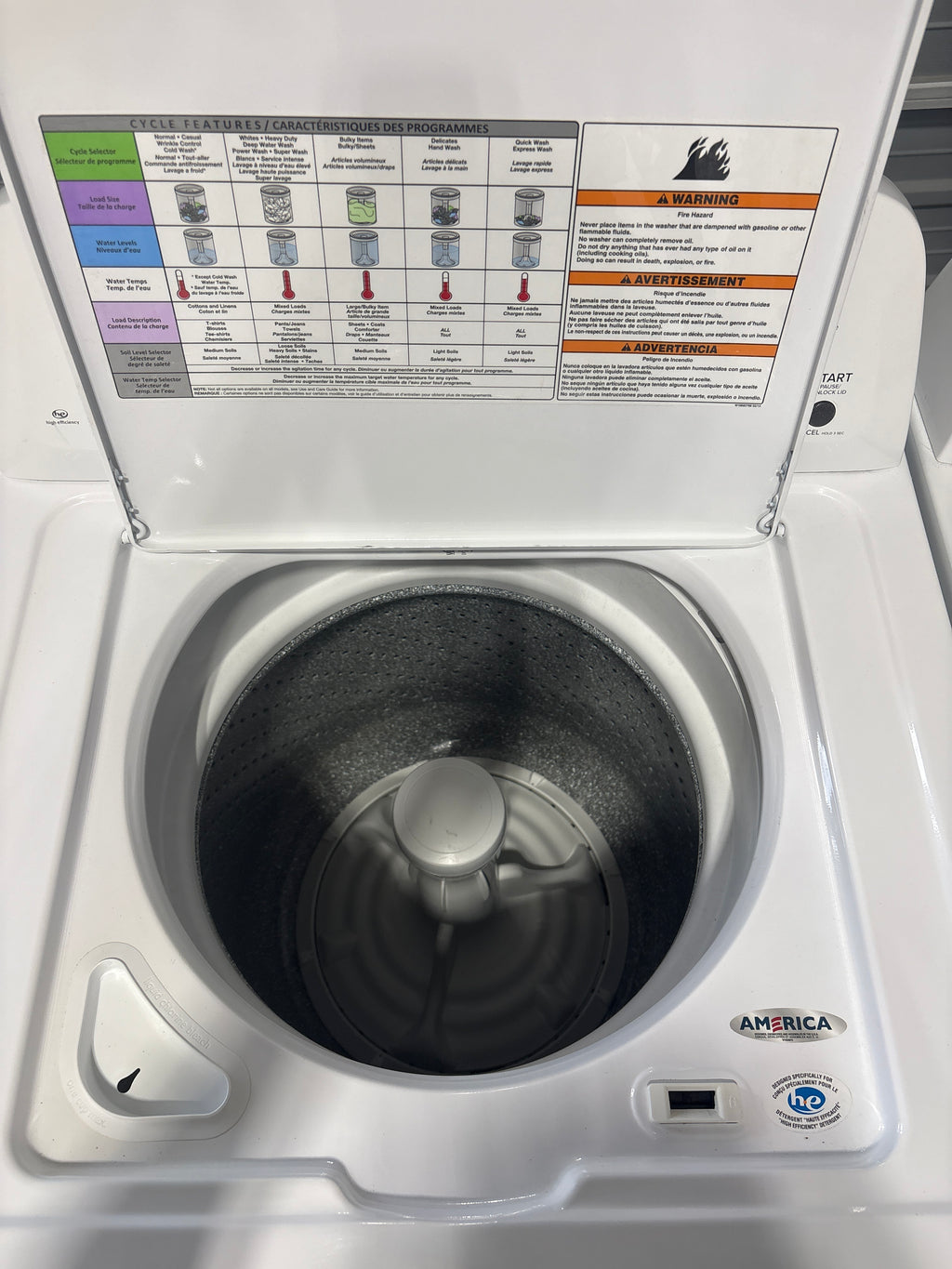 Amana Top Load Washer & Electric Dryer Set - Refurbished | Austin TX
