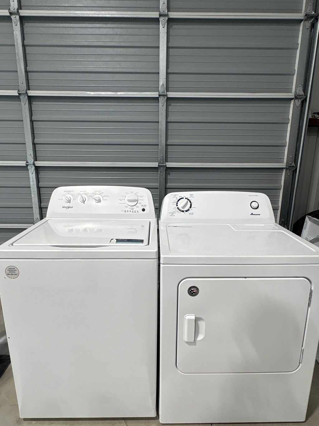 Whirlpool Top Load Washer & Electric Dryer Set - Refurbished | Austin TX