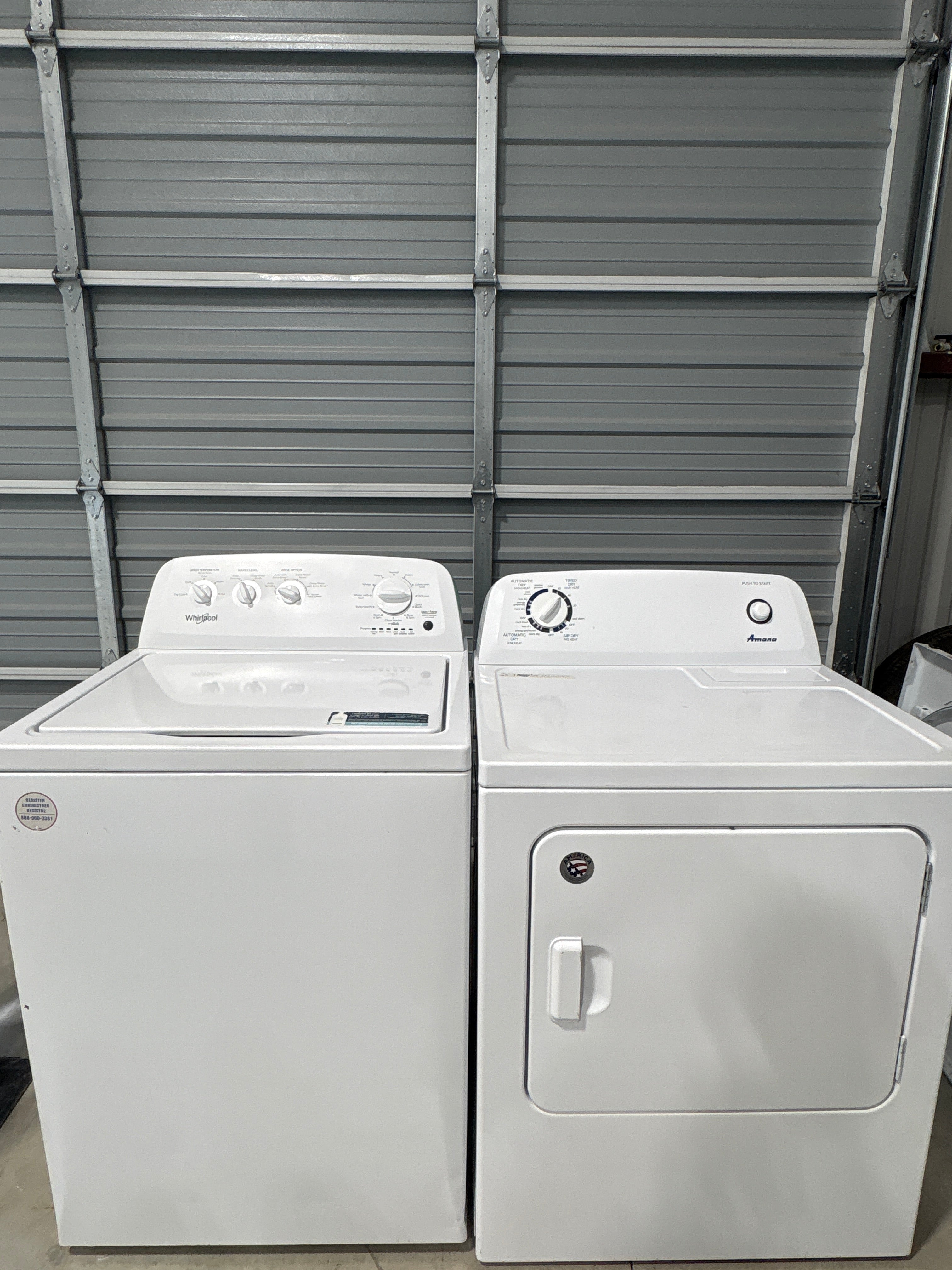 Whirlpool Top Load Washer & Electric Dryer Set - Refurbished | Austin TX