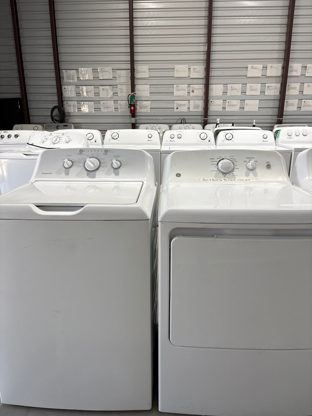 GE Top Load Washer & Electric Dryer Set - Refurbished | Austin TX