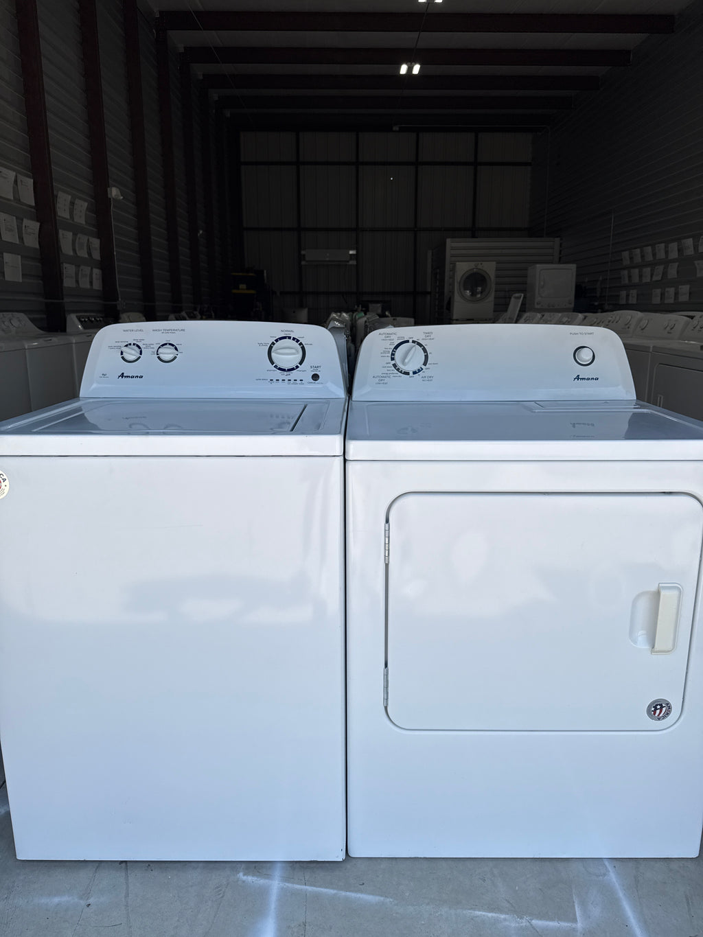Amana Top Load Washer & Electric Dryer Set - Refurbished | Austin TX