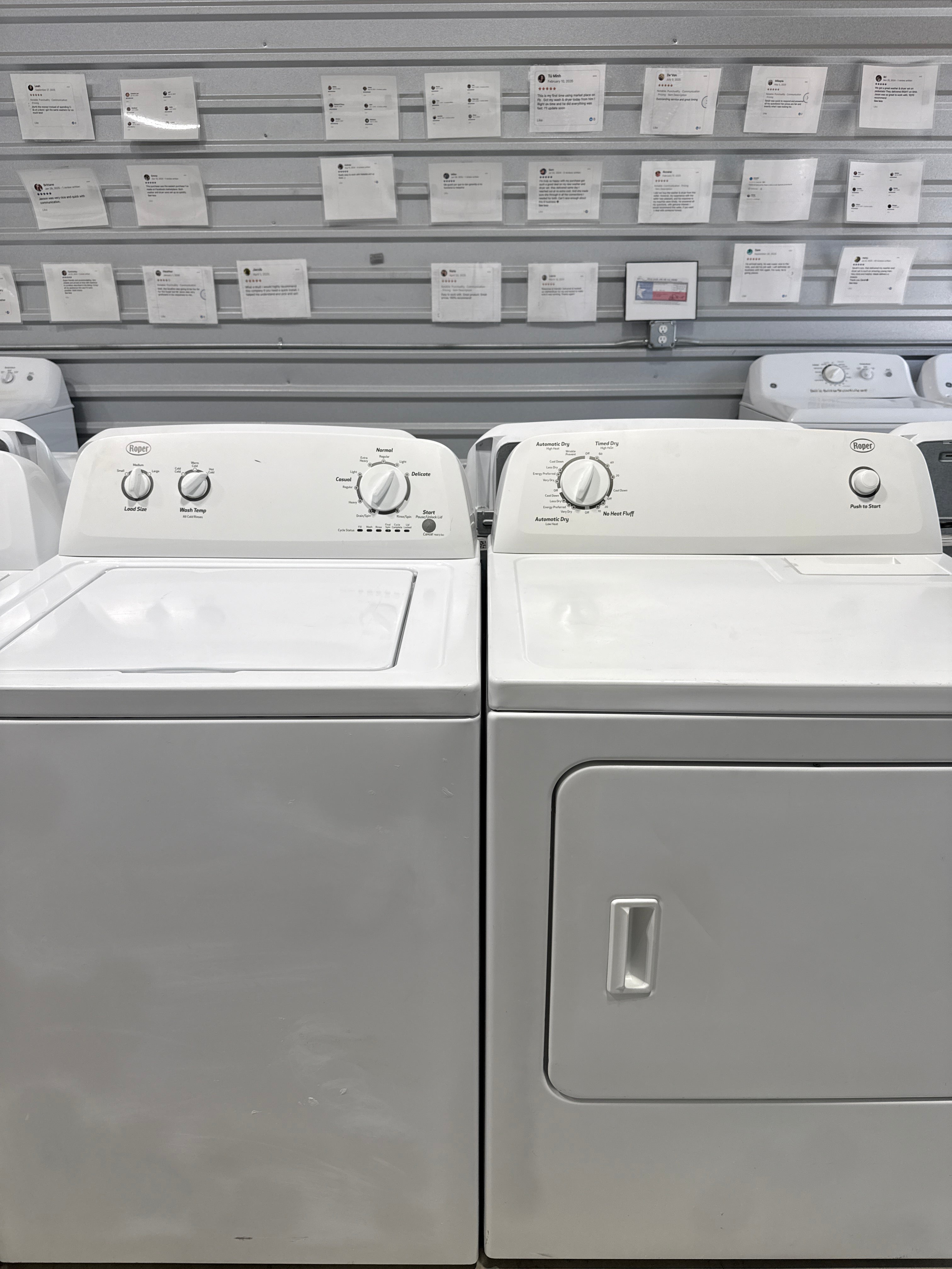 Whirlpool Top Load Washer & Electric Dryer Set - Refurbished | Austin TX