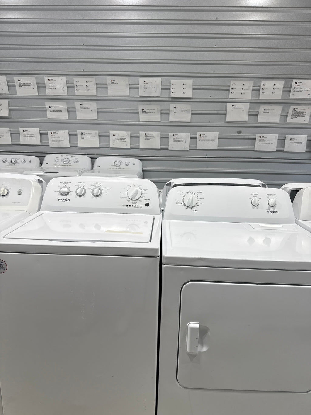 Whirlpool Top Load Washer & Electric Dryer Set - Refurbished | Austin TX