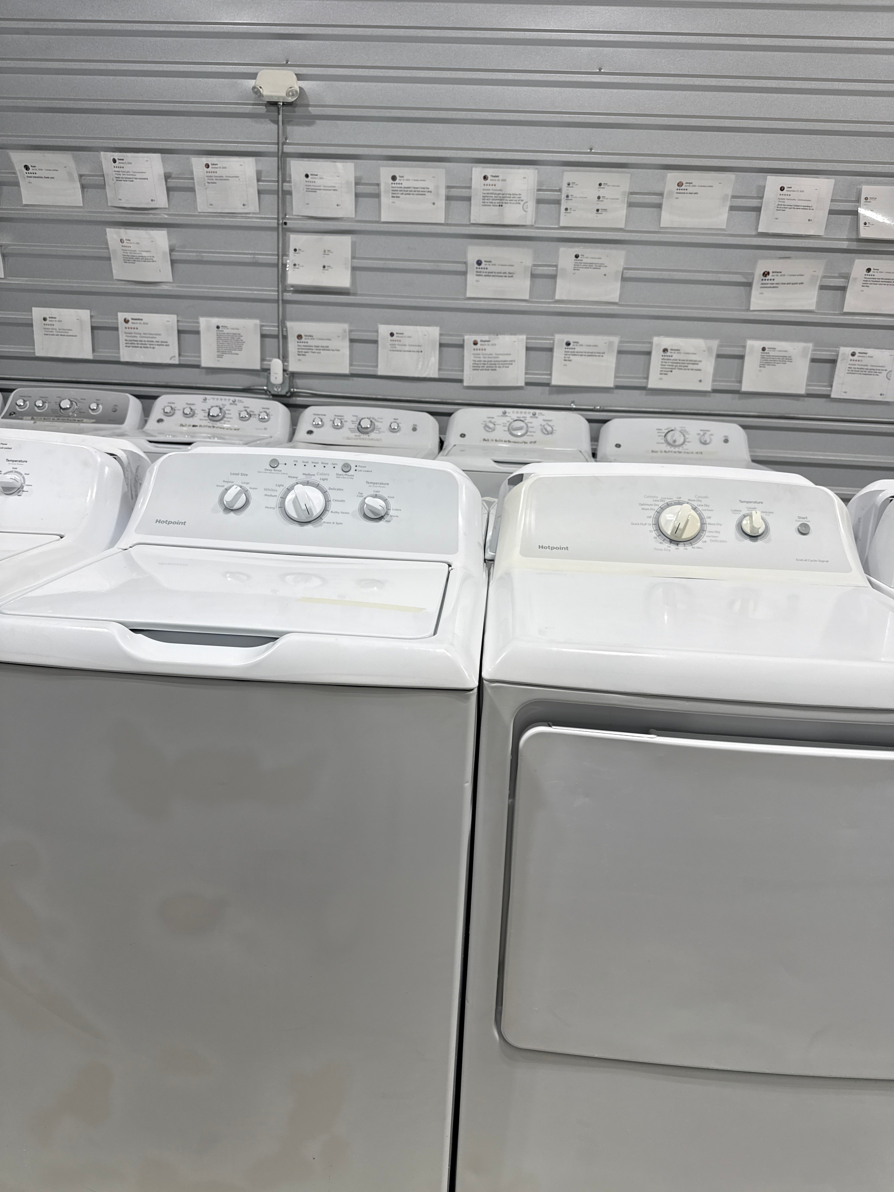 GE Top Load Washer & Electric Dryer Set - Refurbished | Austin TX