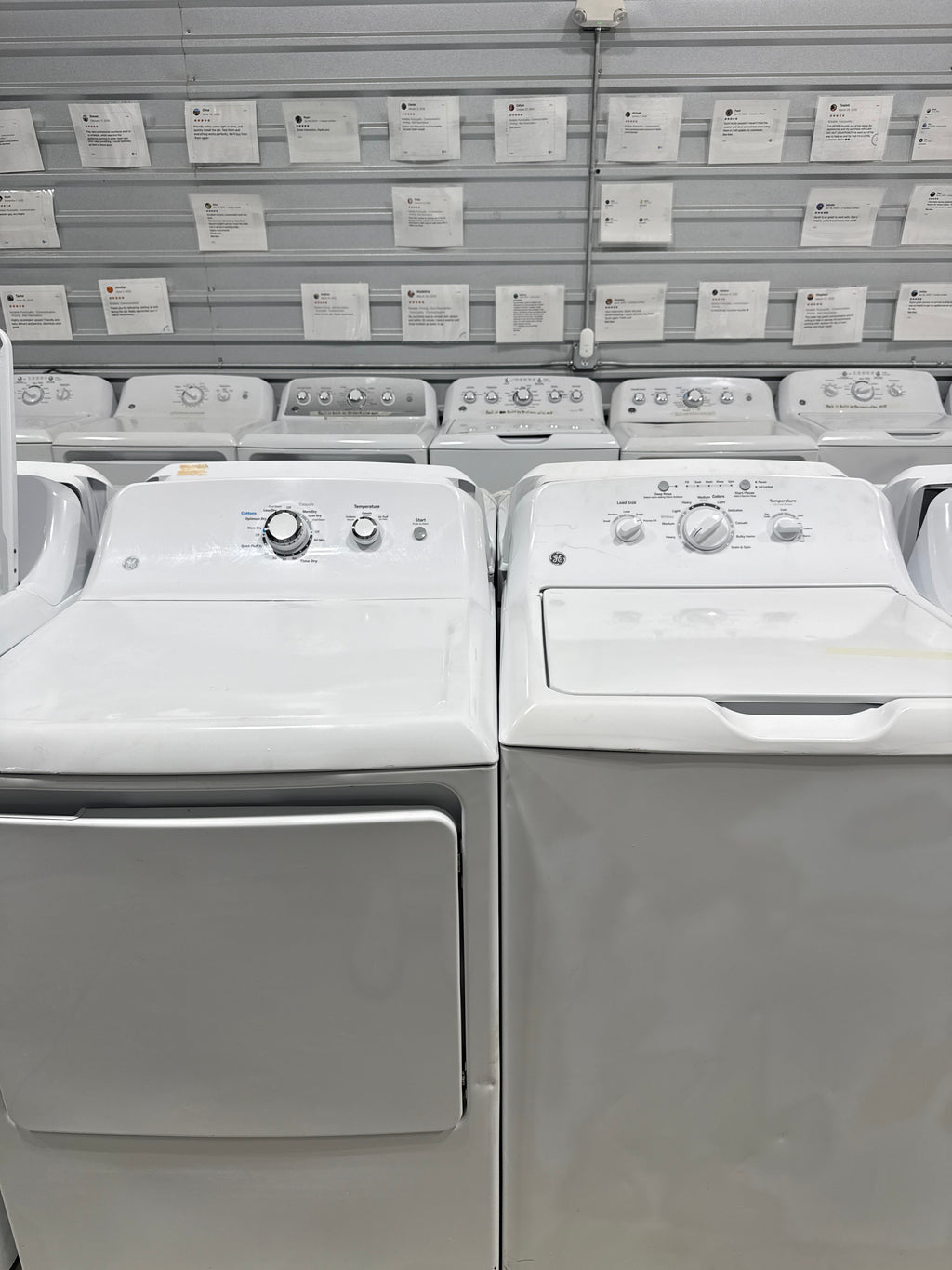 GE Top Load Washer & Electric Dryer Set - Refurbished | Austin TX