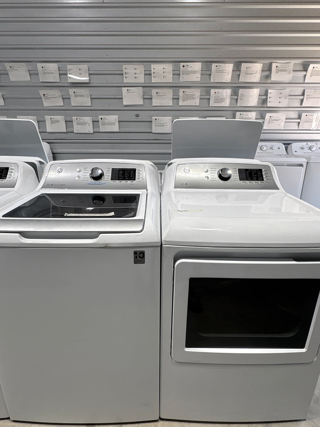 GE Top Load Washer & Electric Dryer Set - Refurbished | Austin TX
