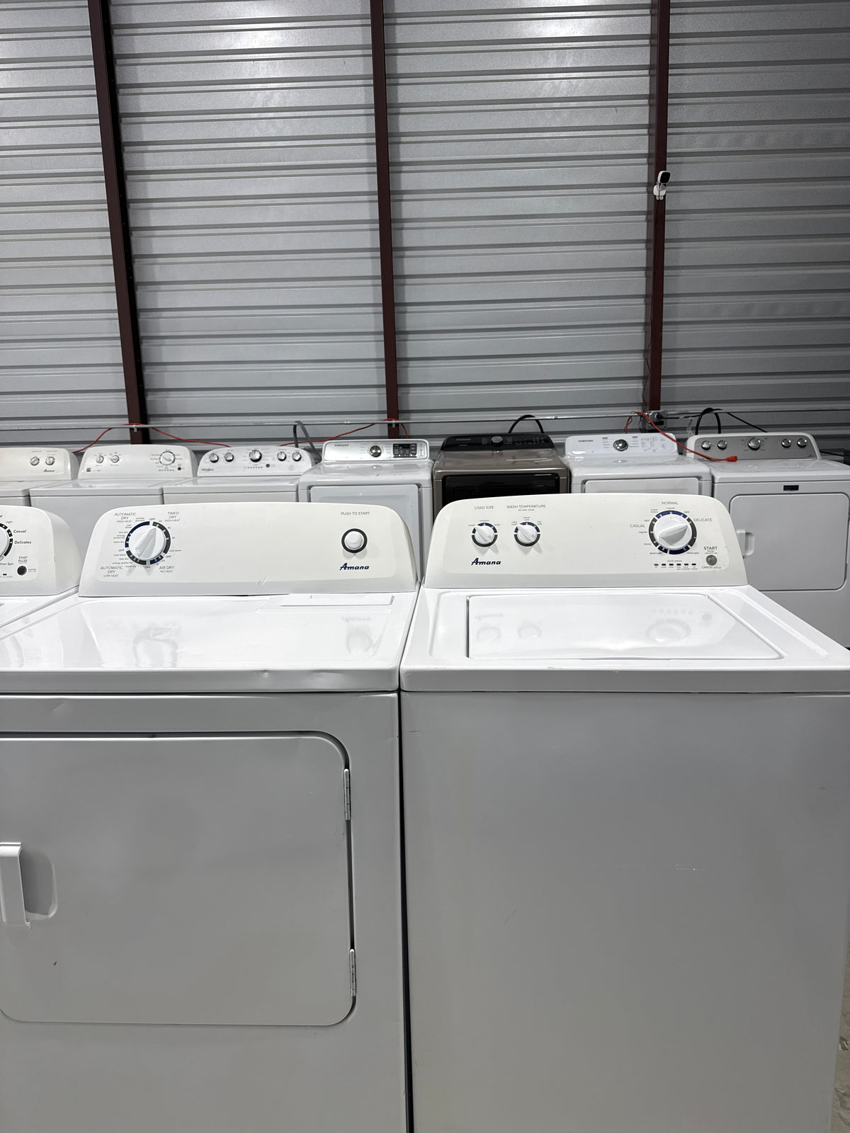 Amana Top Load Washer & Electric Dryer Set - Refurbished | Austin TX