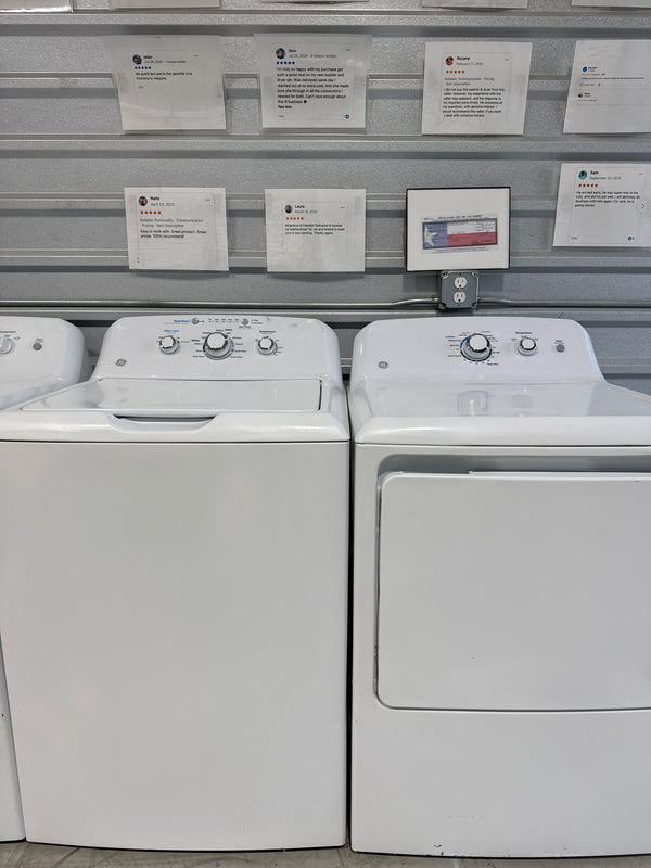 GE Top Load Washer & Electric Dryer Set - Refurbished | Austin TX
