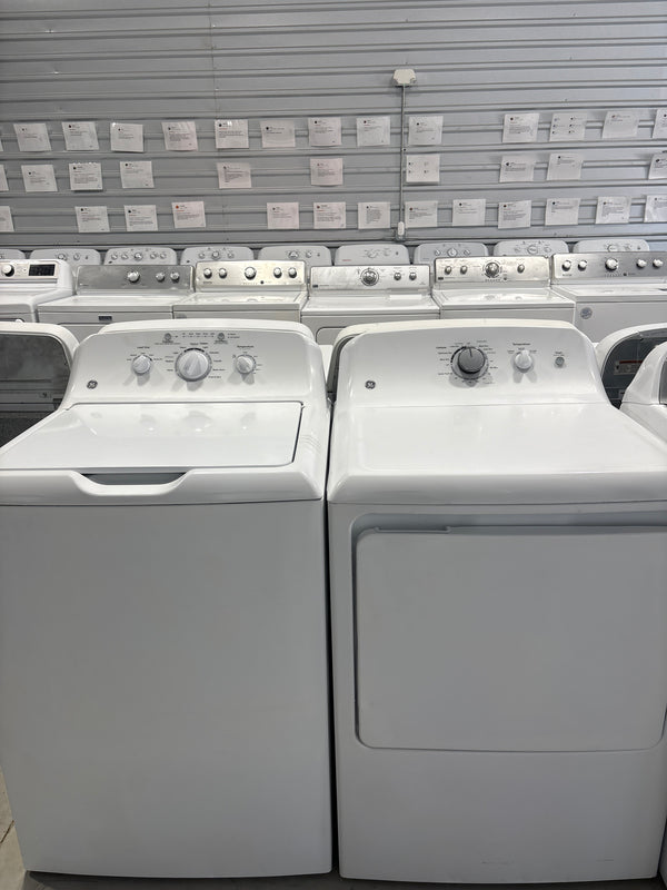 GE Top Load Washer & Electric Dryer Set - Refurbished | Austin TX