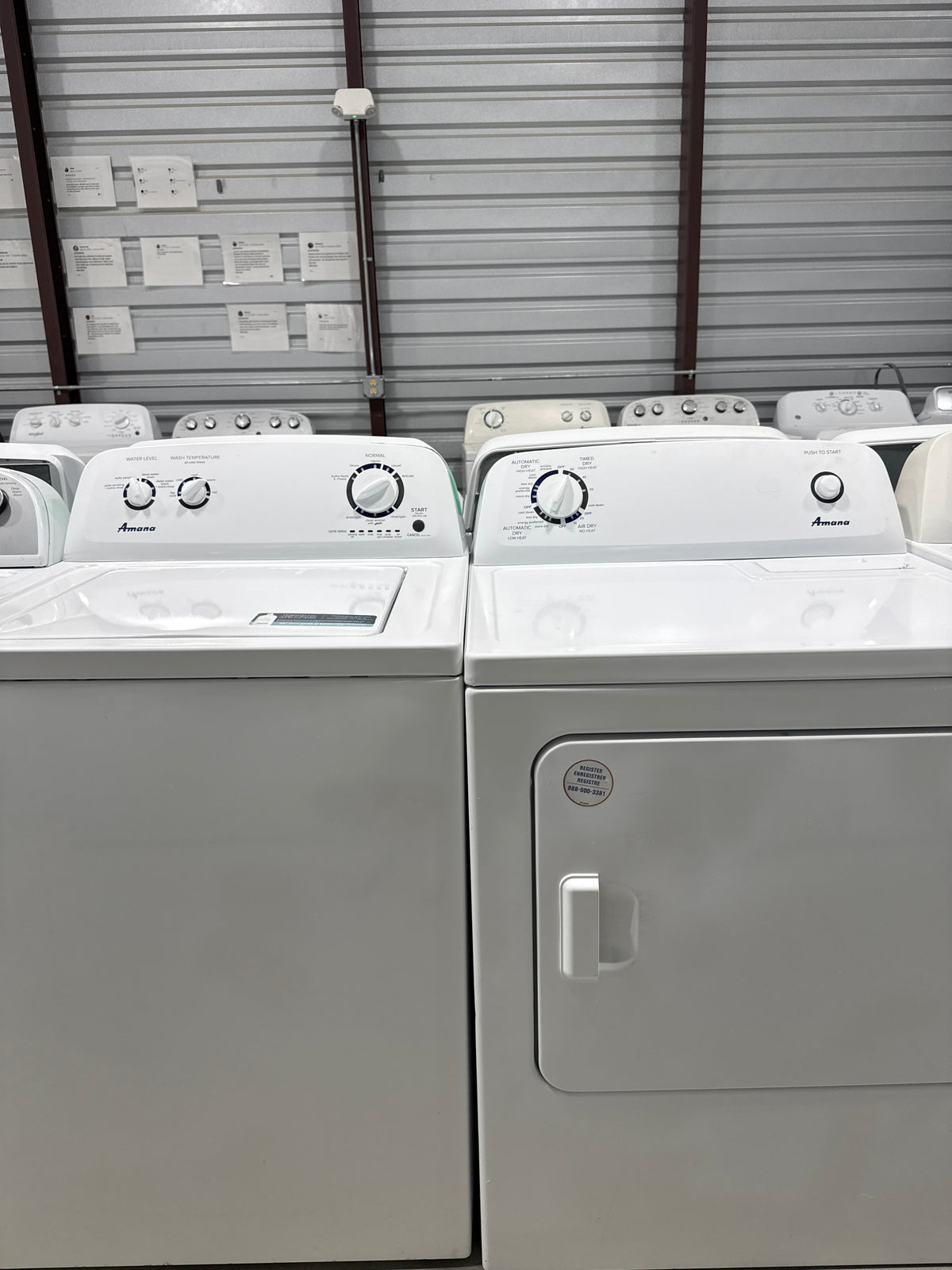 Amana Top Load Washer & Electric Dryer Set - Refurbished | Austin TX