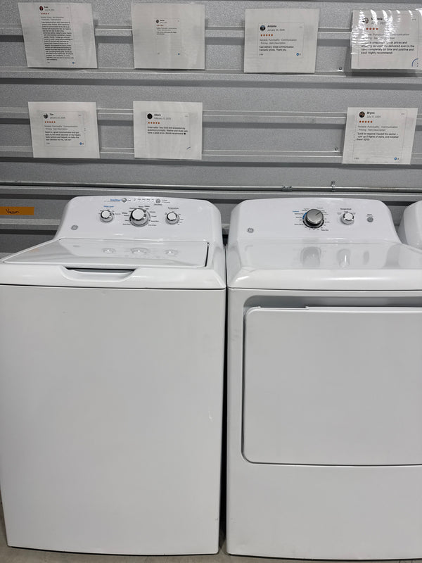 GE Top Load Washer & Electric Dryer Set - Refurbished | Austin TX