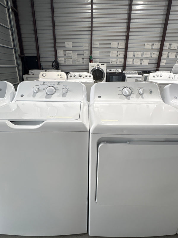 GE Top Load Washer & Electric Dryer Set - Refurbished | Austin TX