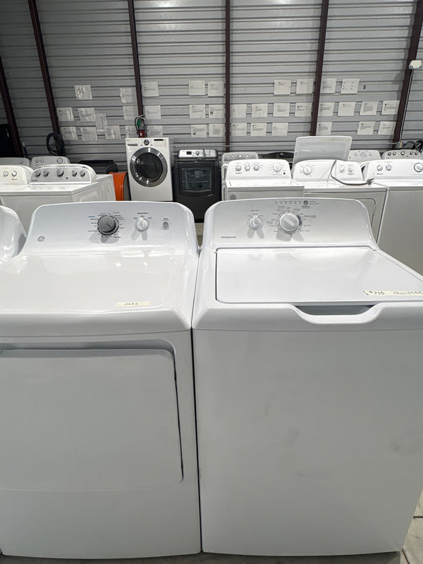 GE Top Load Washer & Electric Dryer Set - Refurbished | Austin TX