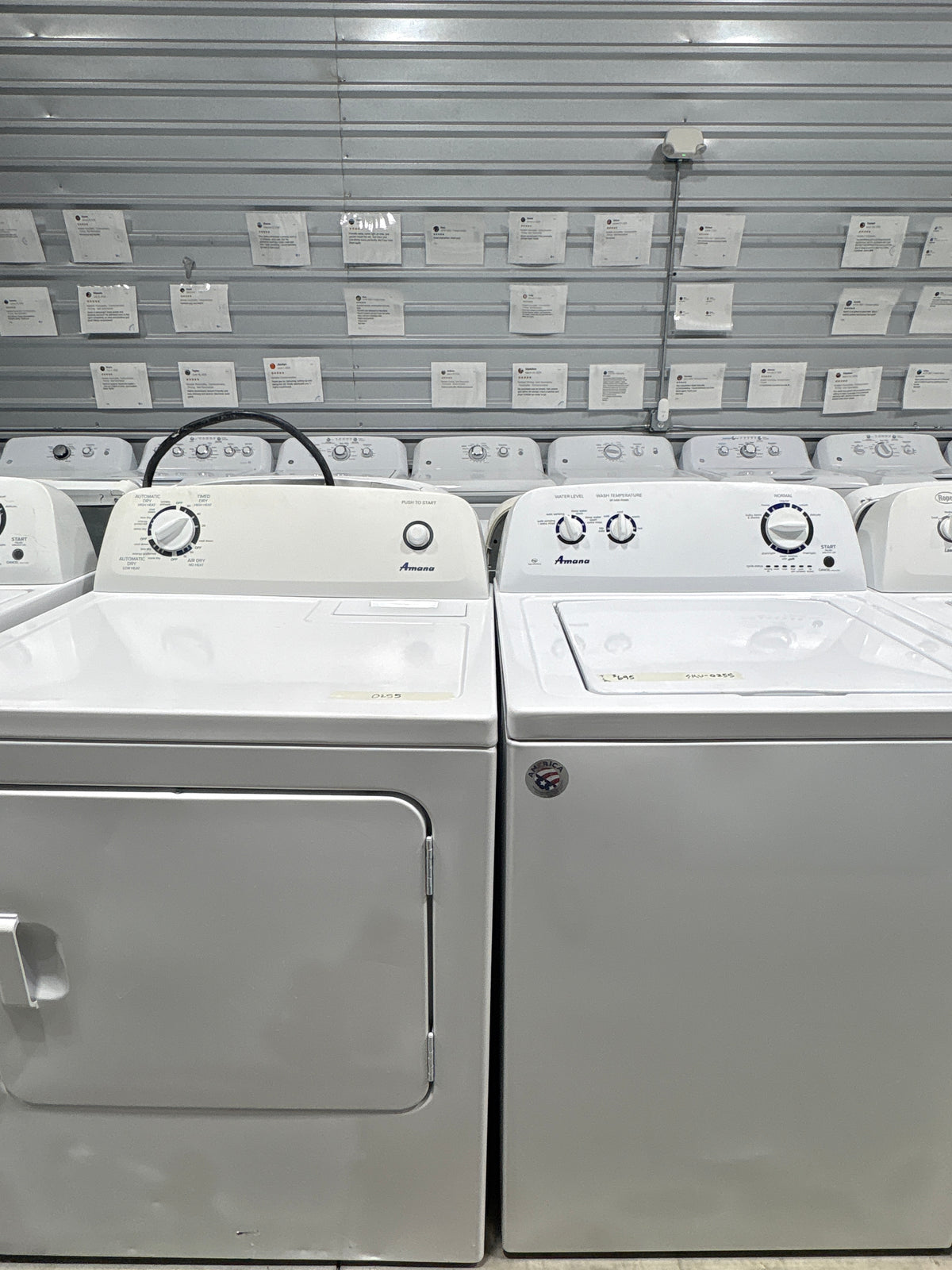 Amana Top Load Washer & Electric Dryer Set - Refurbished | Austin TX