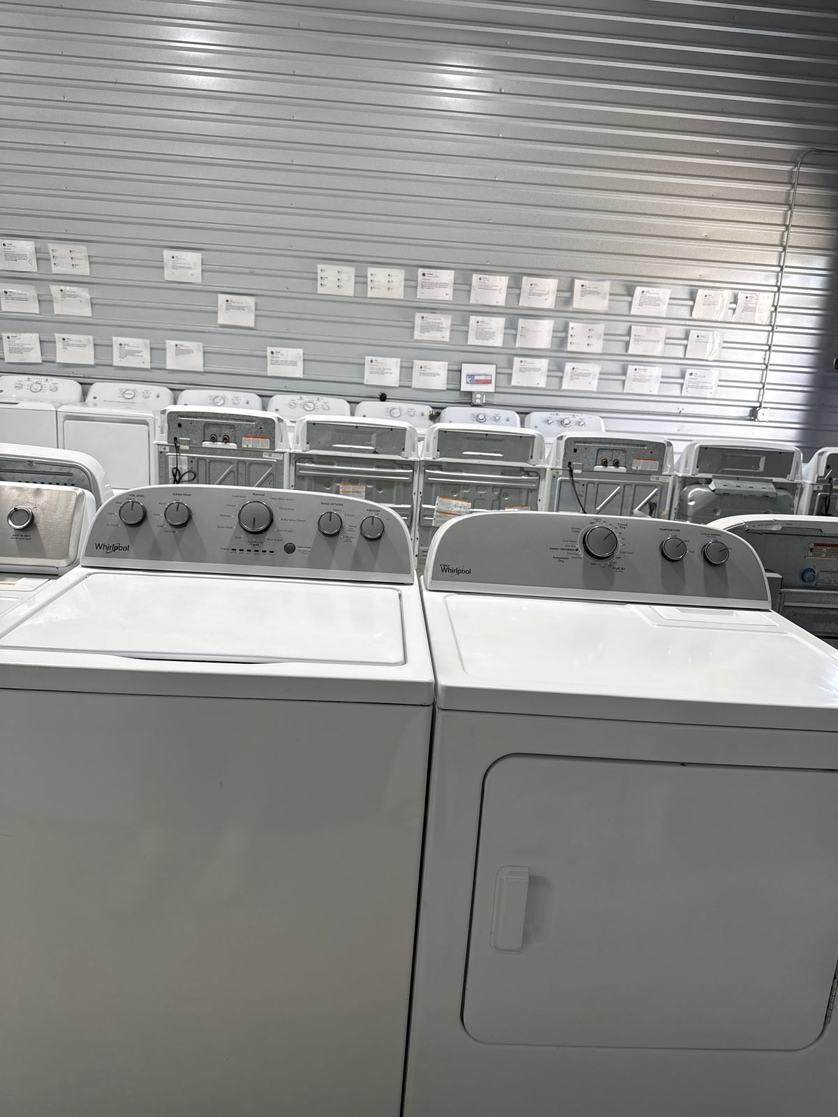 Whirlpool Top Load Washer & Electric Dryer Set - Refurbished | Austin TX