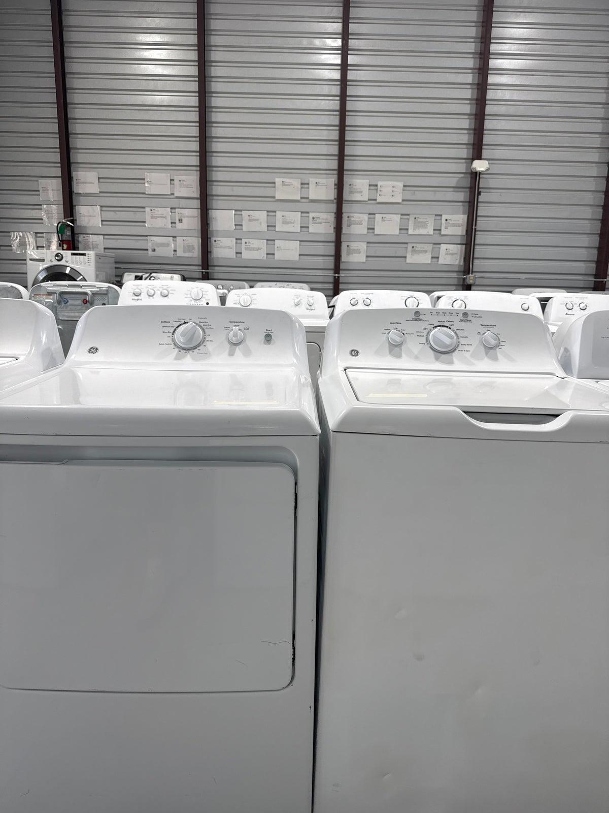 GE Top Load Washer & Electric Dryer Set - Refurbished | Austin TX