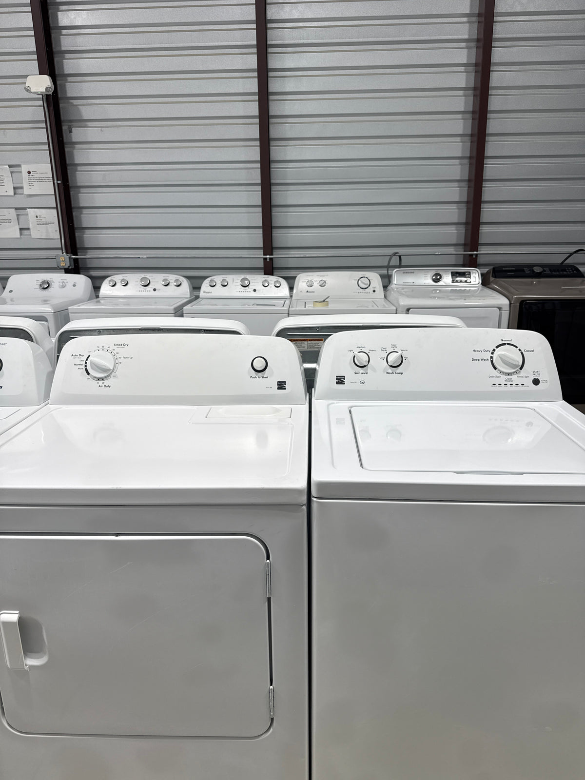 Kenmore Top Load Washer & Electric Dryer Set - Refurbished | Austin TX